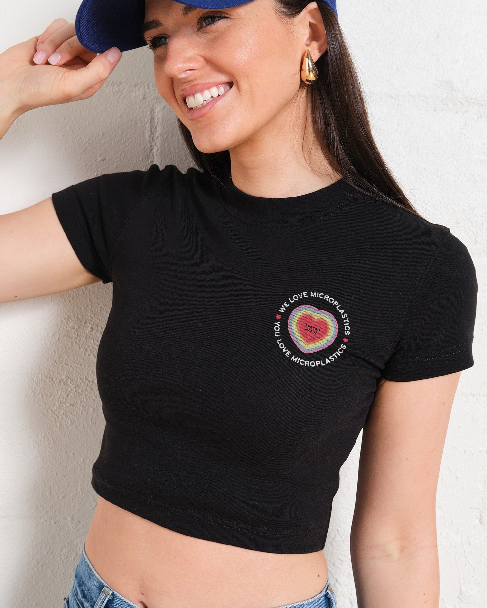 We Love Microplastics Baby Tee Graphic Baby Tee Australia Online