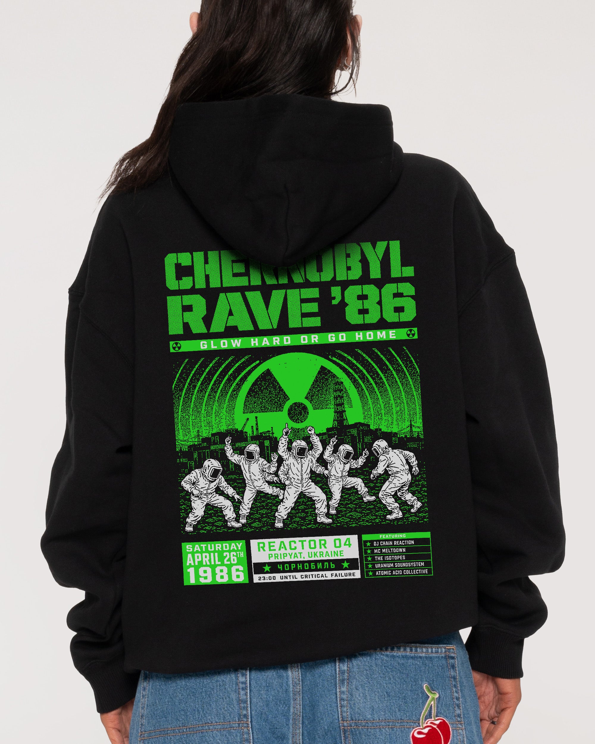 Chernobyl Rave '86 Black Hoodie