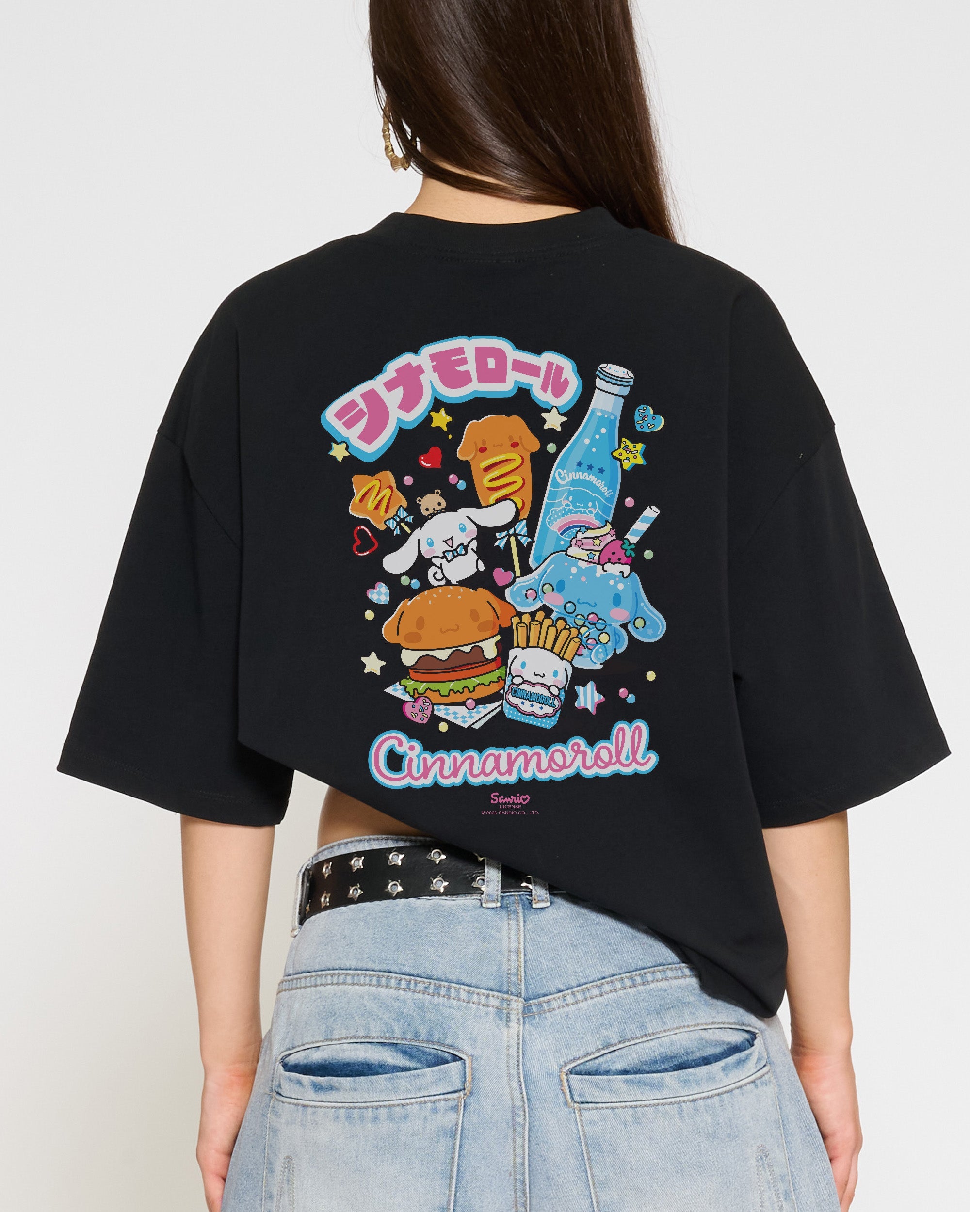Cinnamoroll Kawaii Oversized Tee Official Hello Kitty and Friends collab Threadheads
