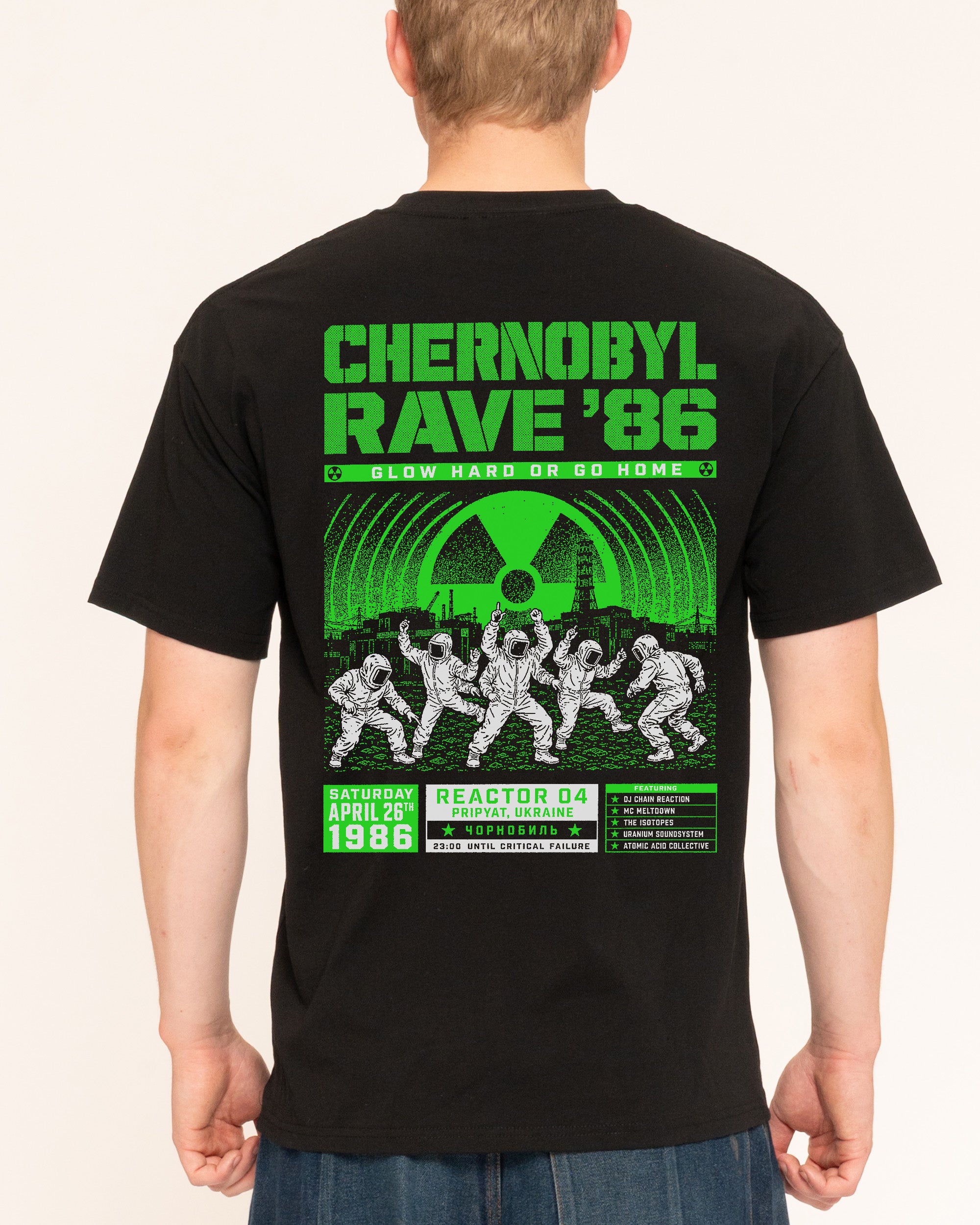 Chernobyl Rave '86 Black T-Shirt