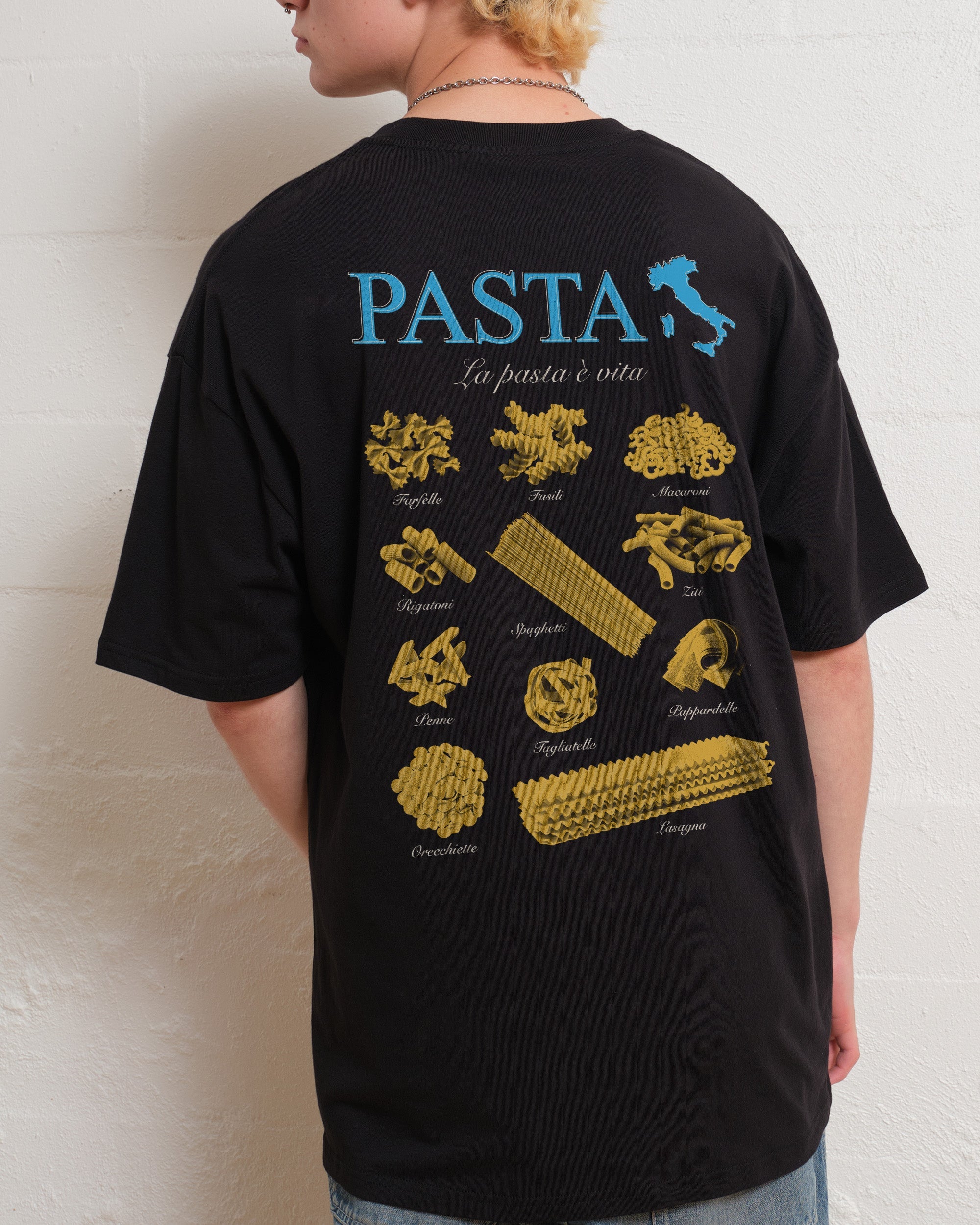 Pasta Is Life T-Shirt Australia Online Black