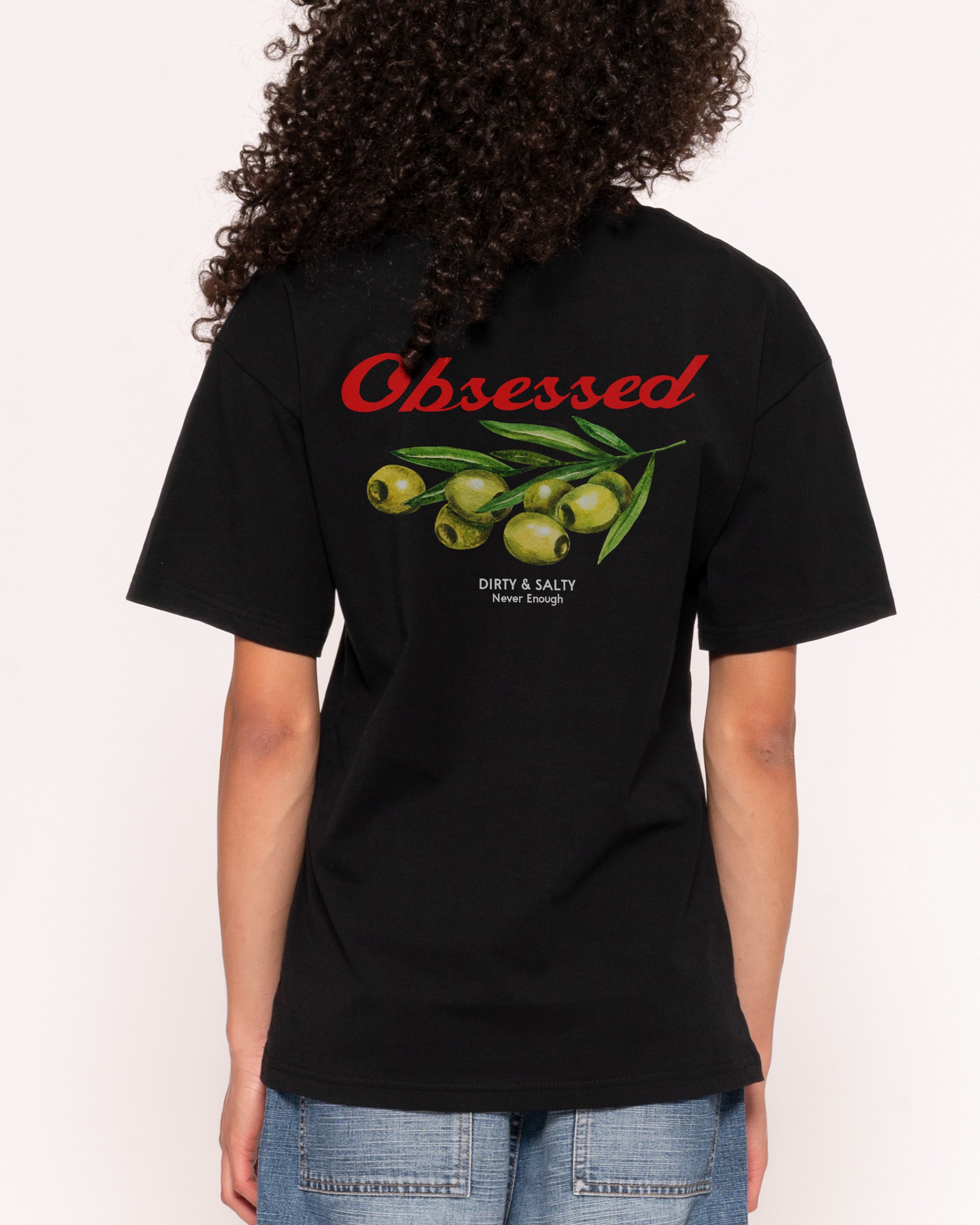 Obsessed Olives Black T-Shirt