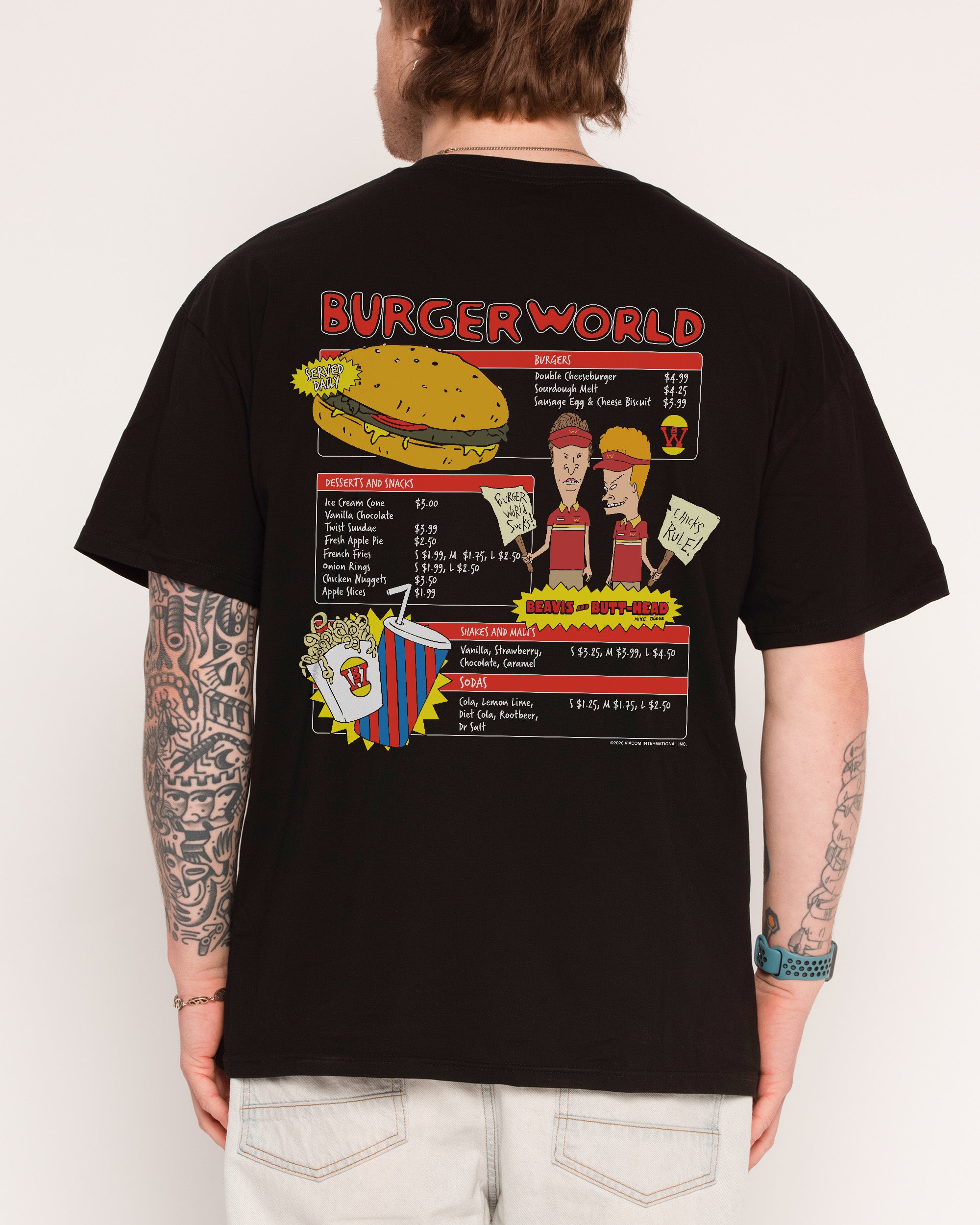 Burger World T-Shirt | Beavis And Butt-Head | Threadheads Australia