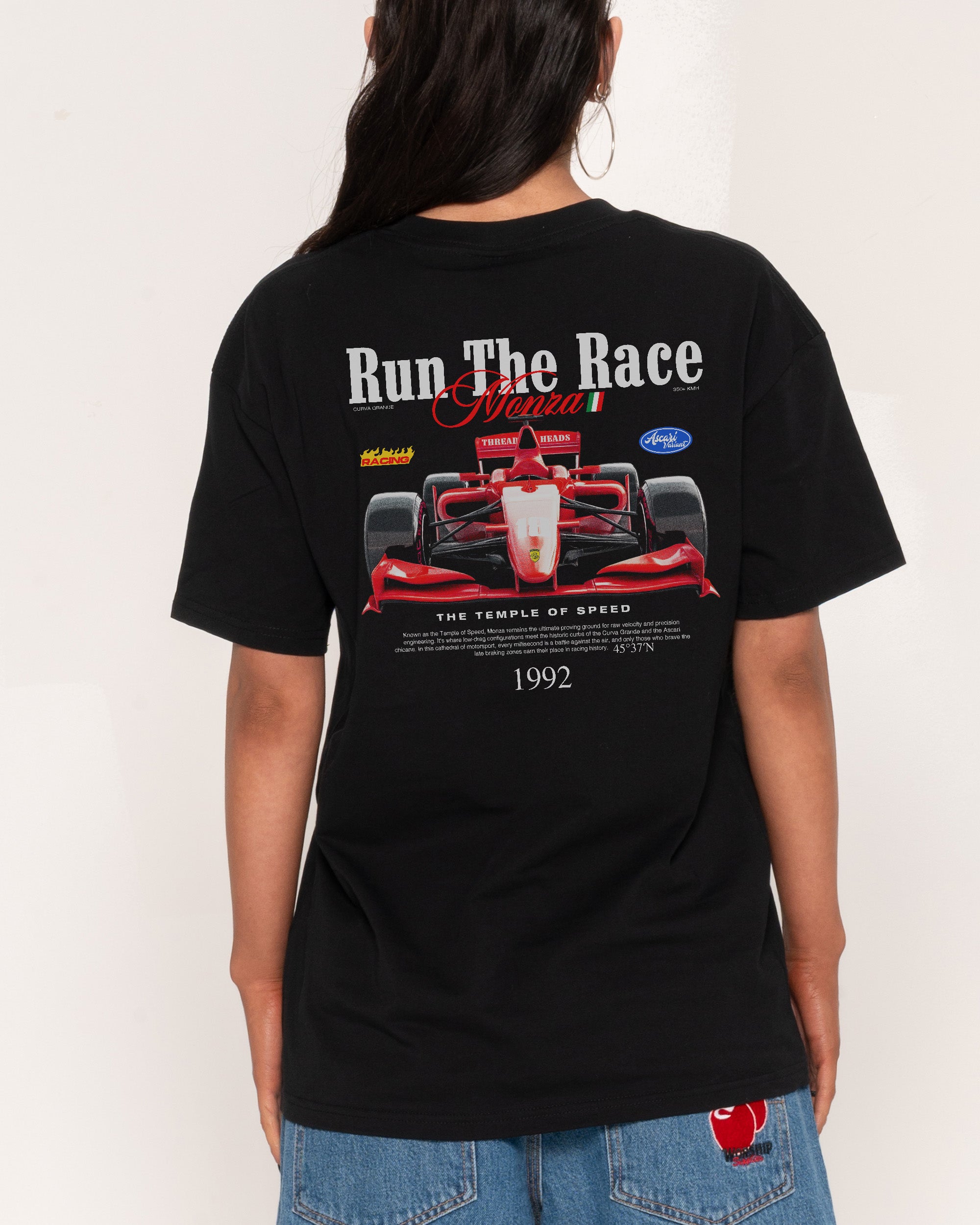 Run the Race Black T-Shirt