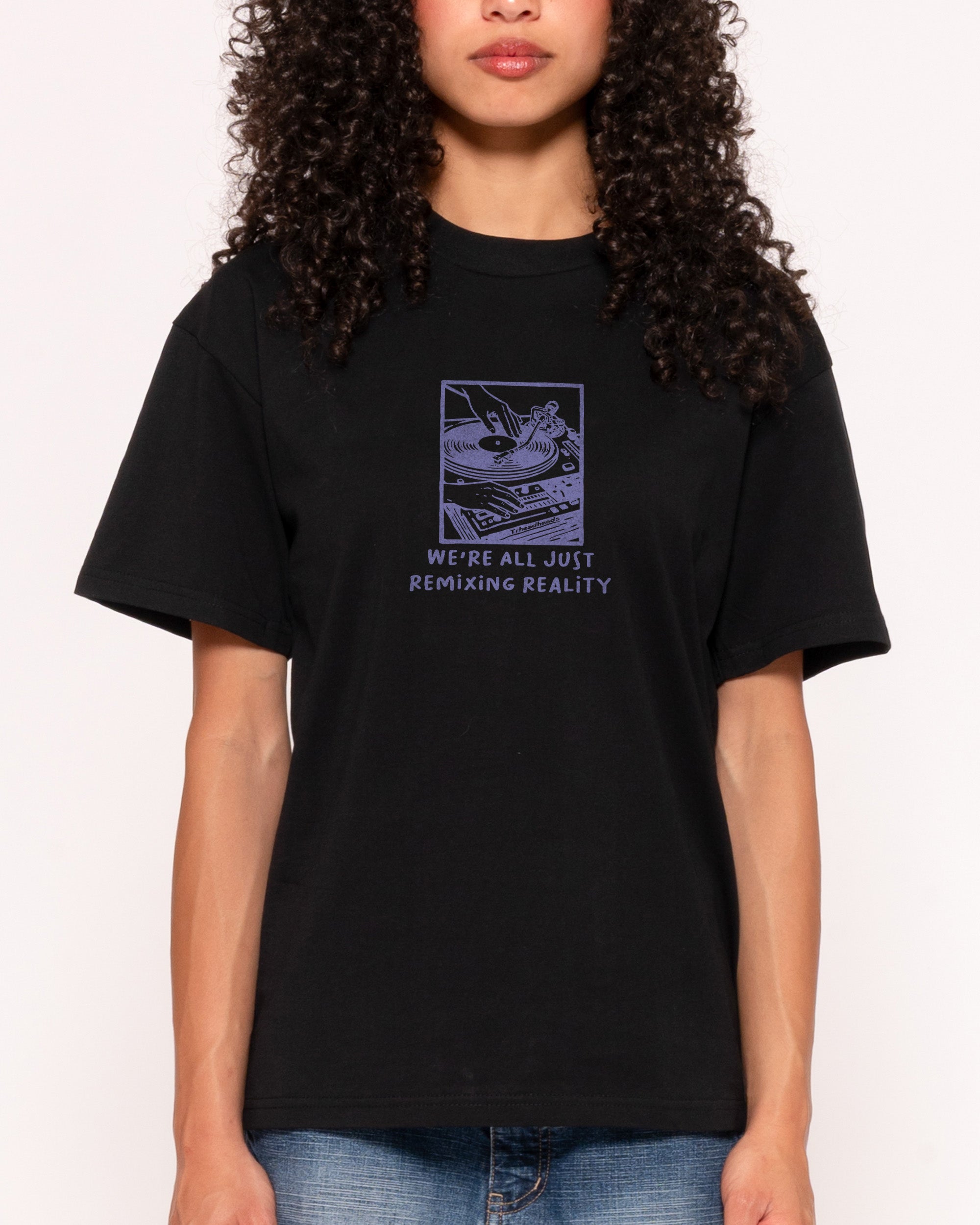 Remixing Reality Black T-Shirt