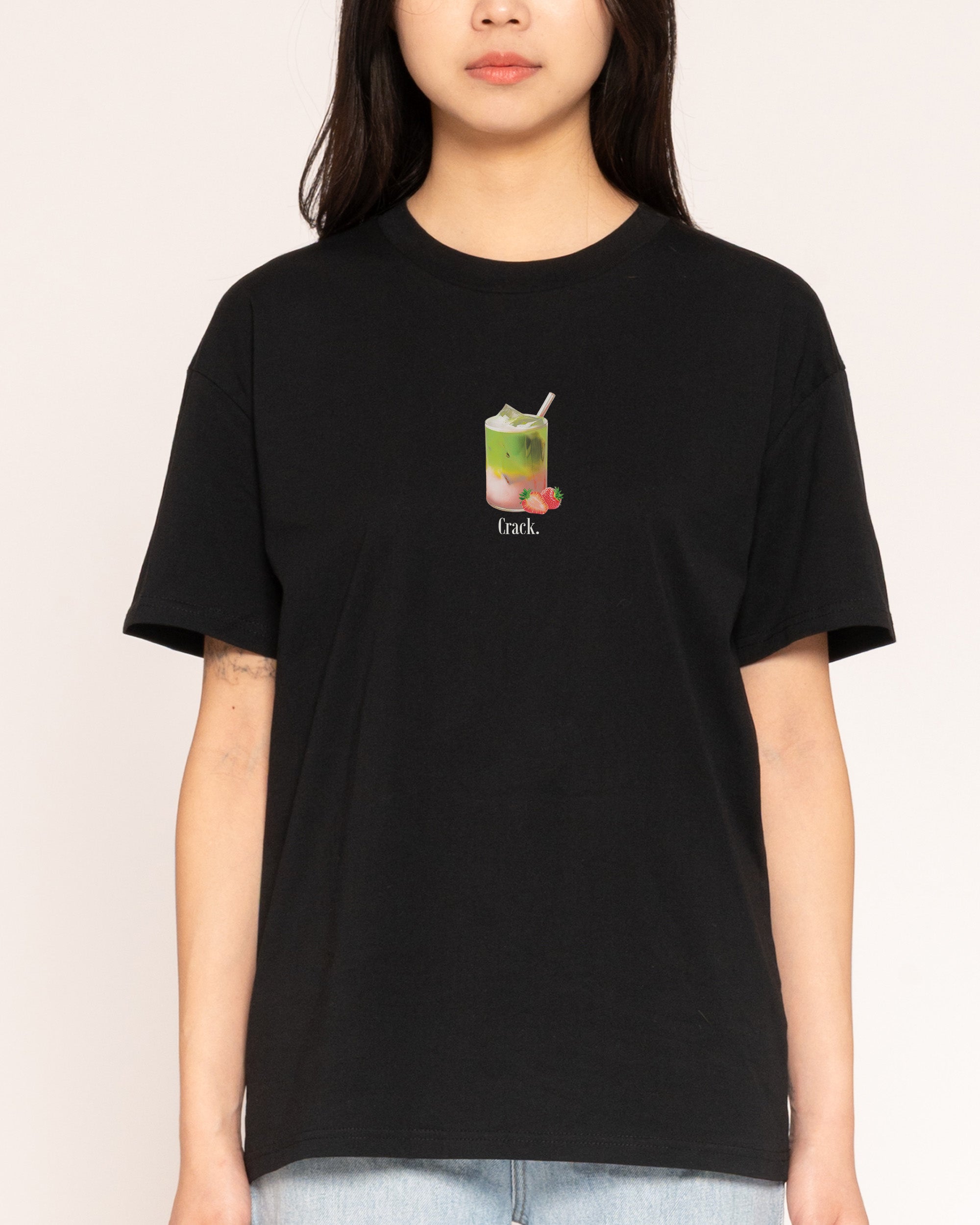 Matcha Crack Black T-Shirt