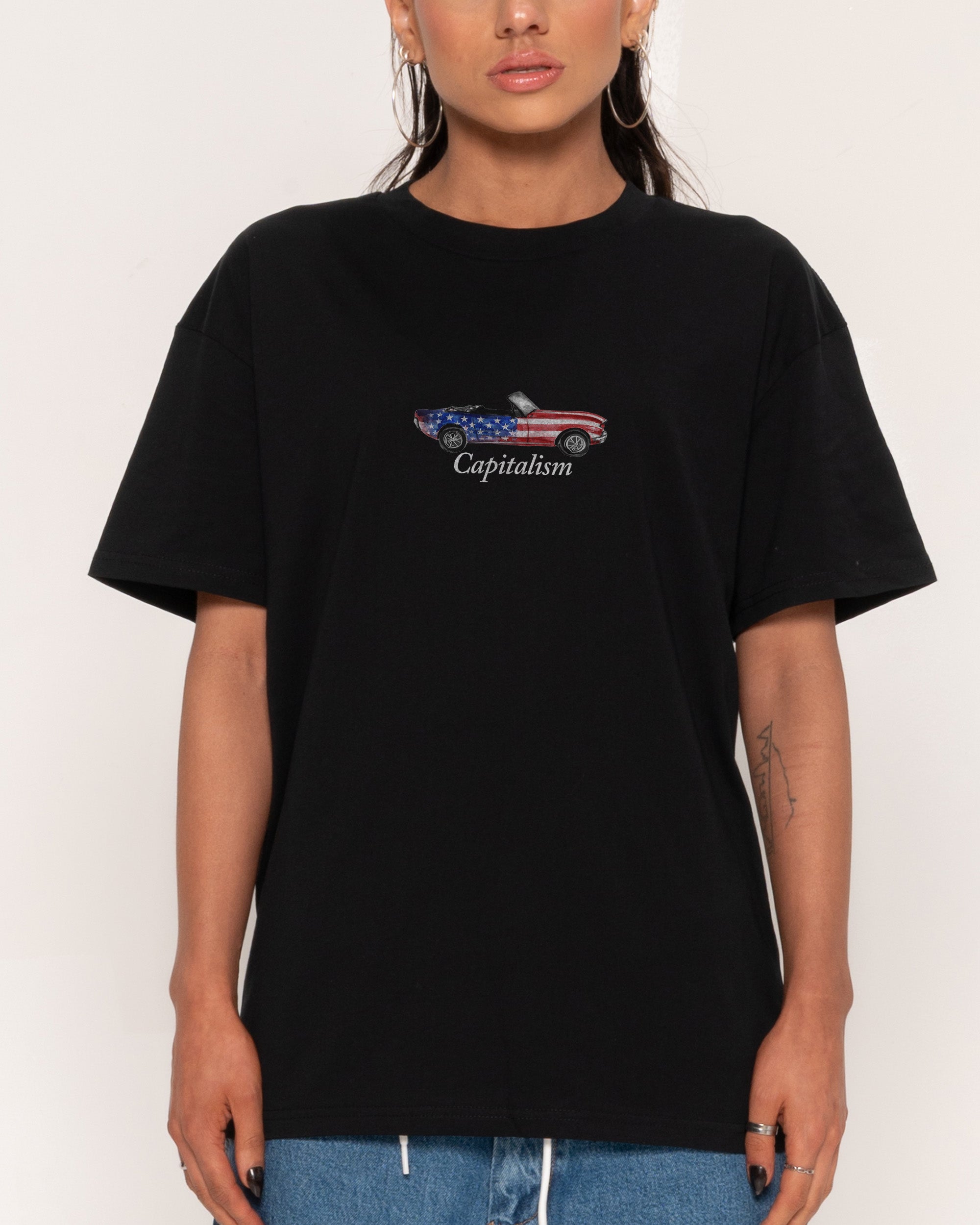 Capitalism Black T-Shirt