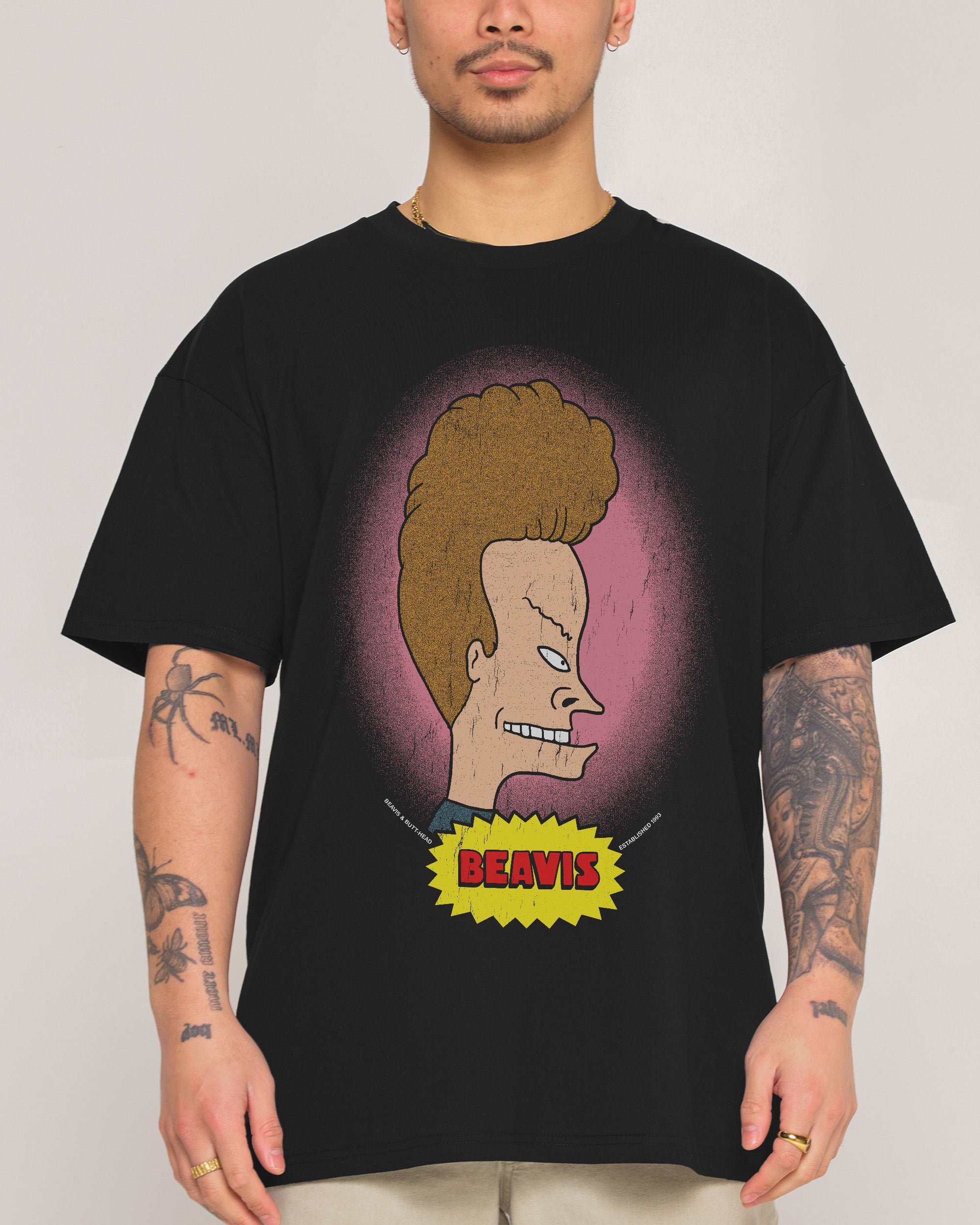 Face Off Black T-Shirt