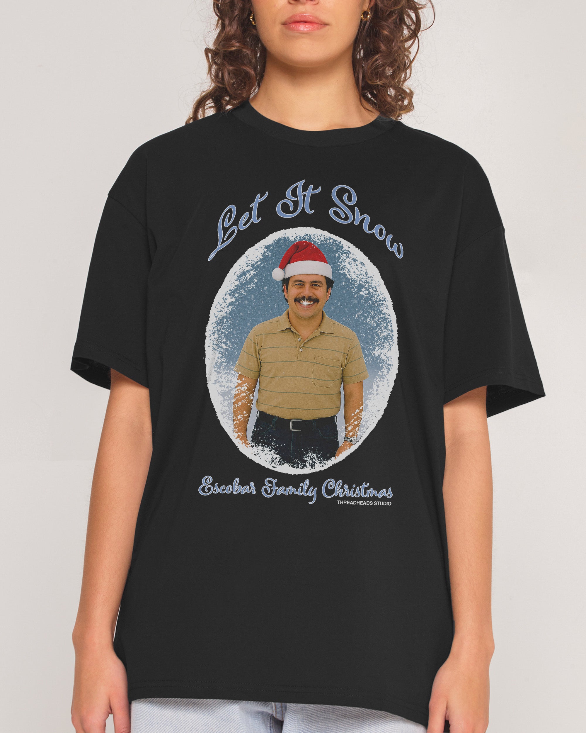 Let It Snow Pablo Black T-Shirt