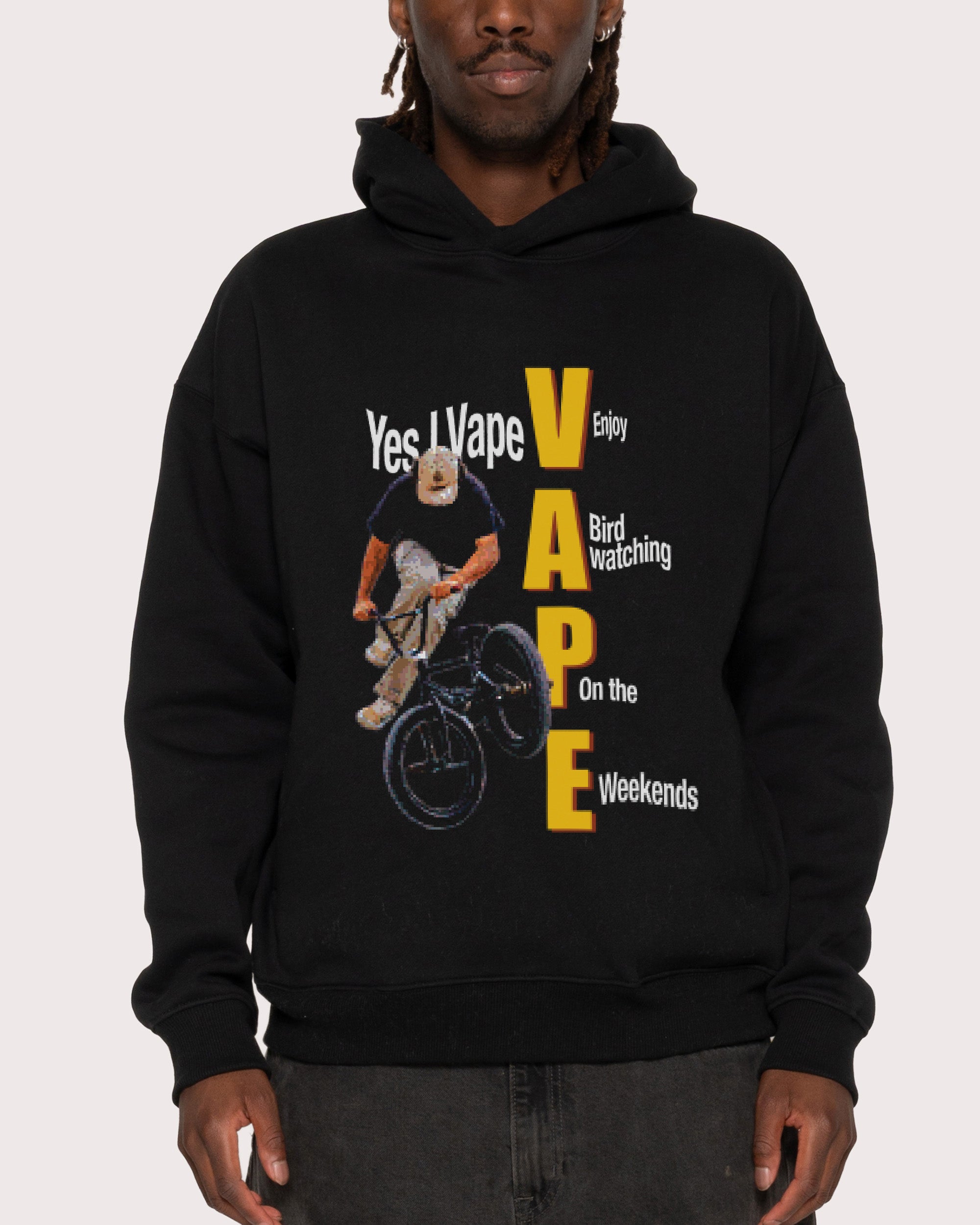Yes I Vape Black Hoodie