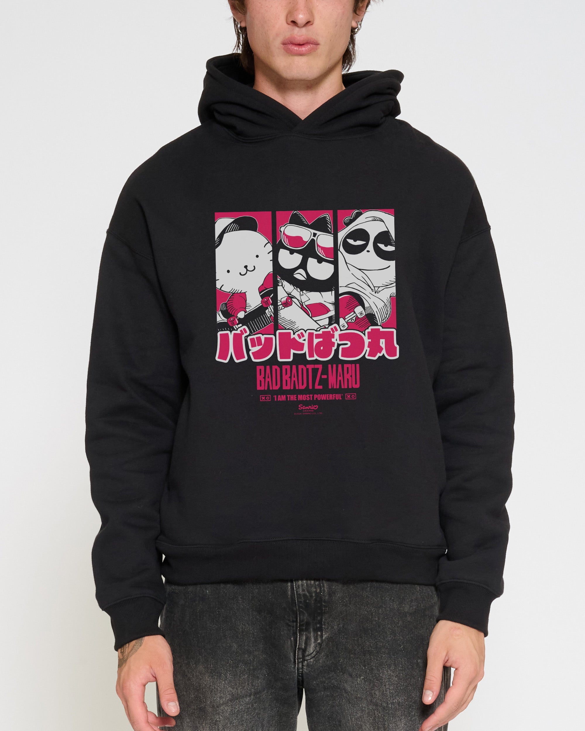 Bad Badtz-Maru Skate Hoodie Official Hello Kitty and Friends collab Threadheads