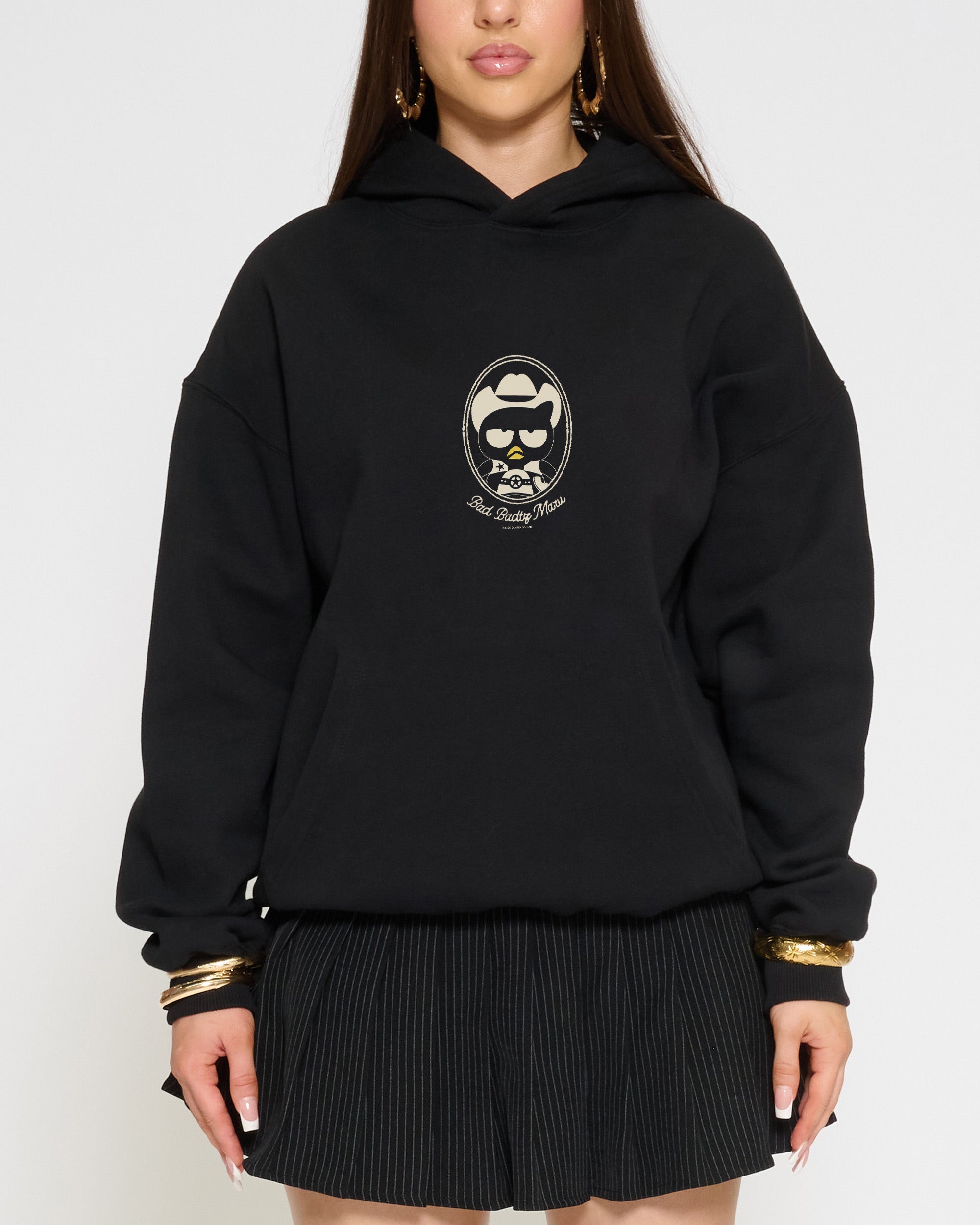 Bad Badtz-Maru Rodeo Club Hoodie Official Hello Kitty and Friends collab Threadheads