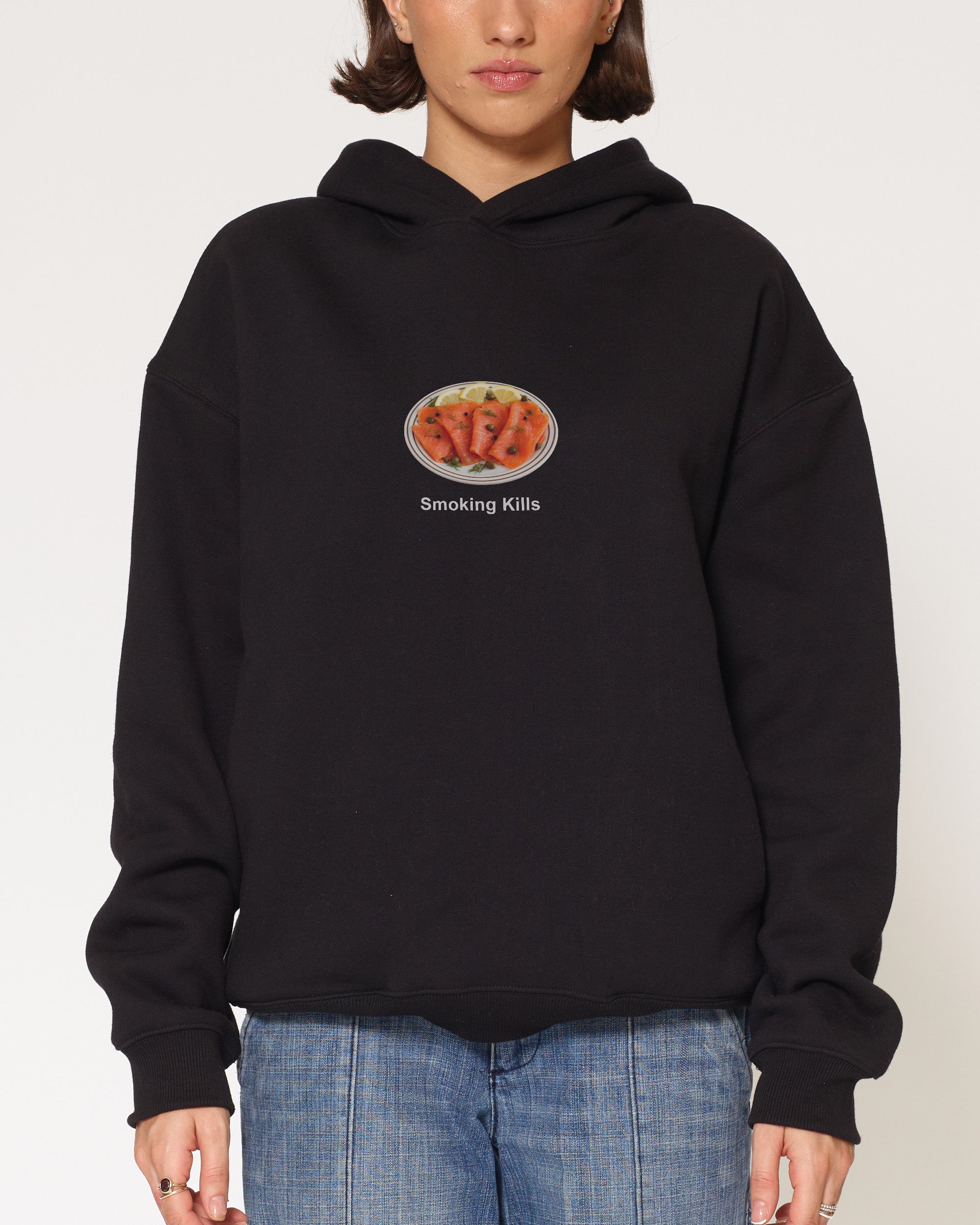 Smoking Kills Black Hoodie