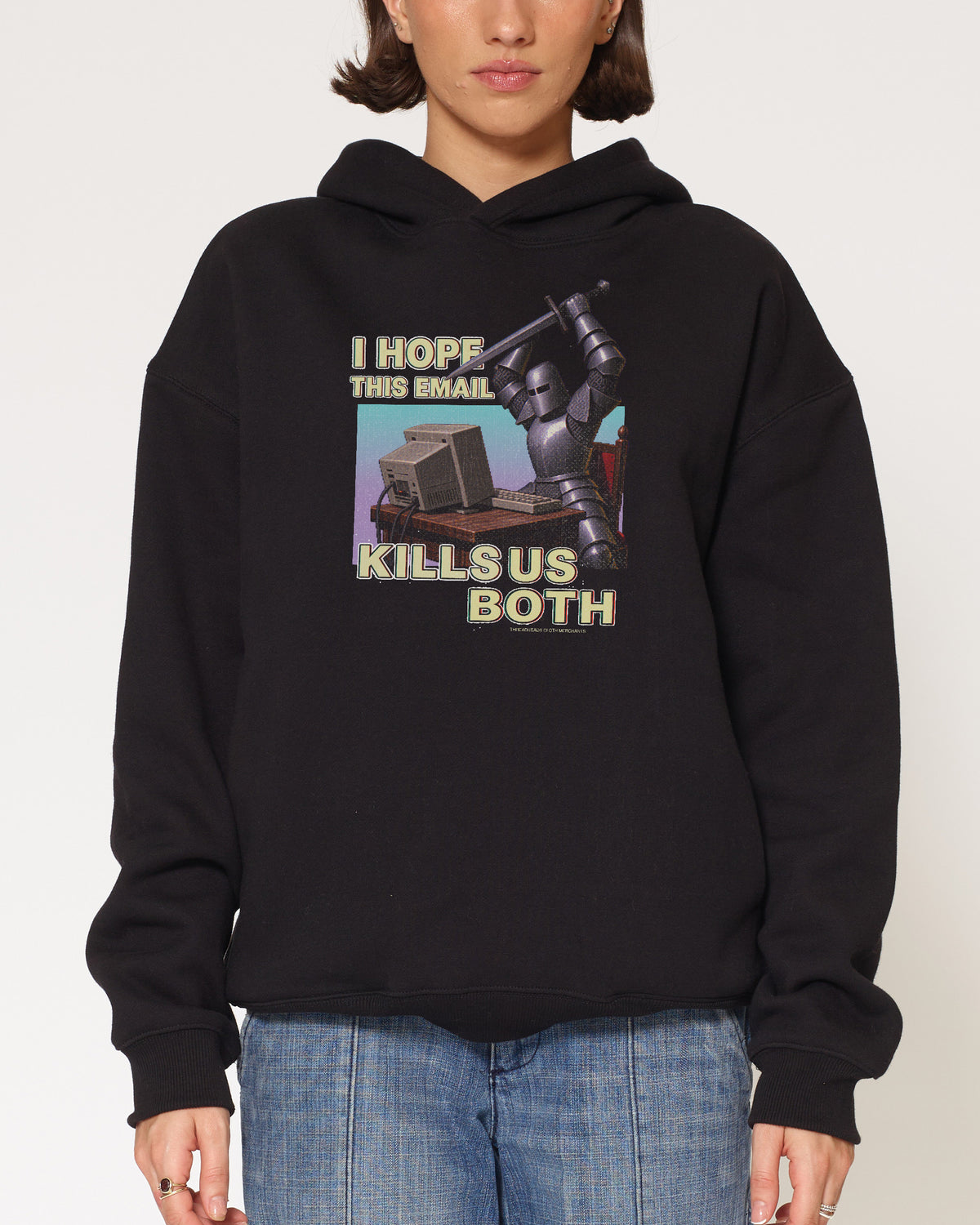 Killer Email Black Hoodie