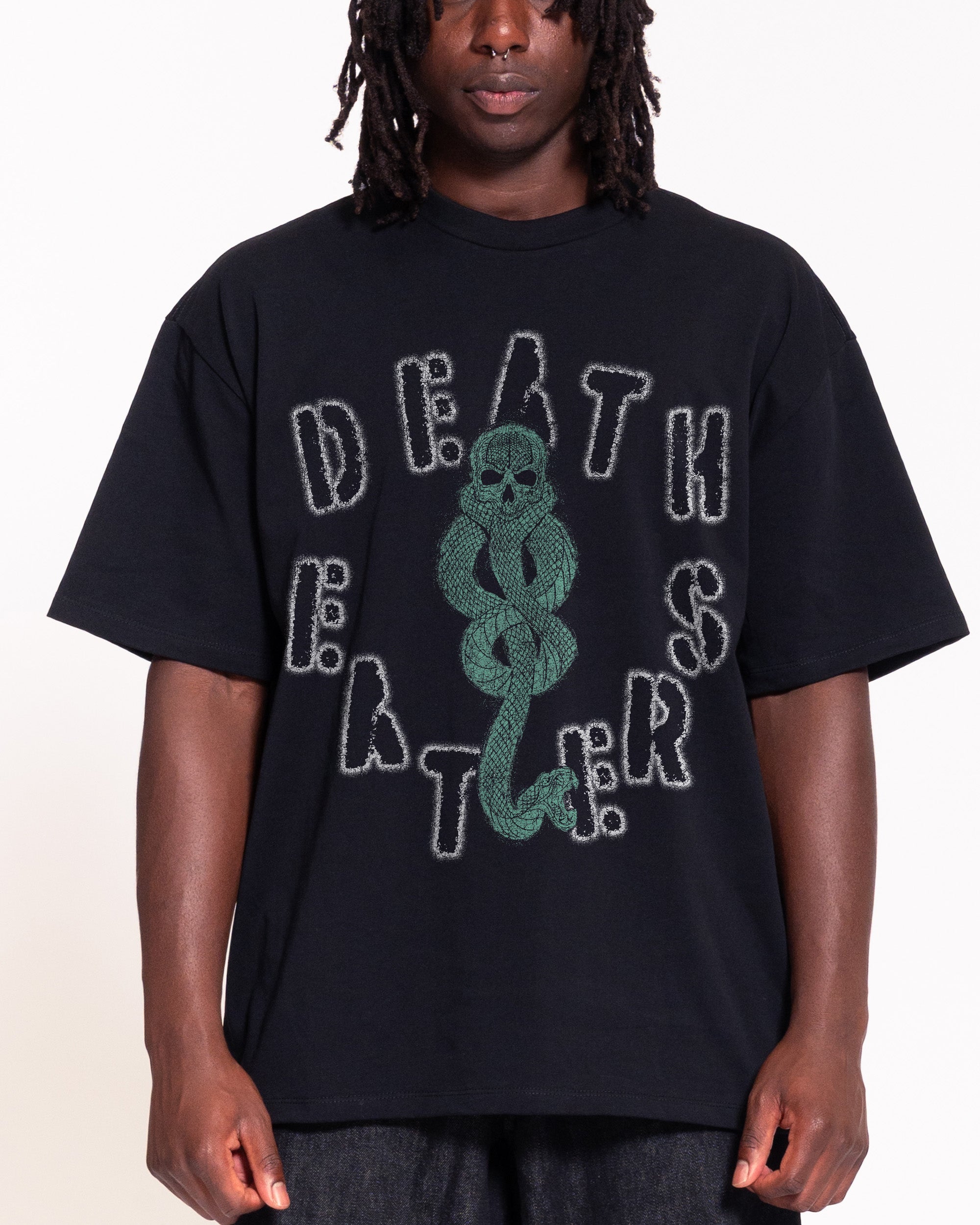 Death Eaters Black Oversized Tee