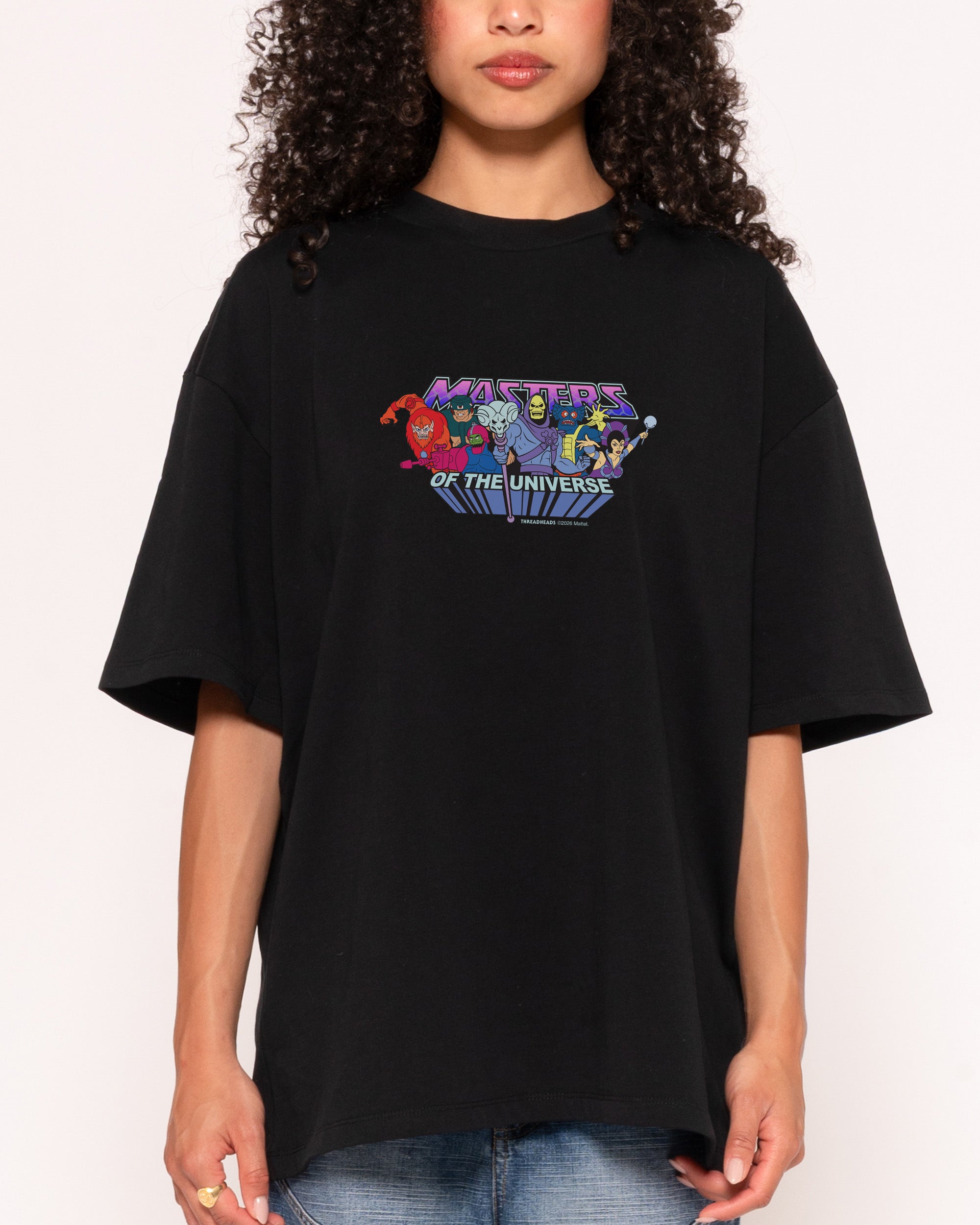 Villains Black Oversized Tee