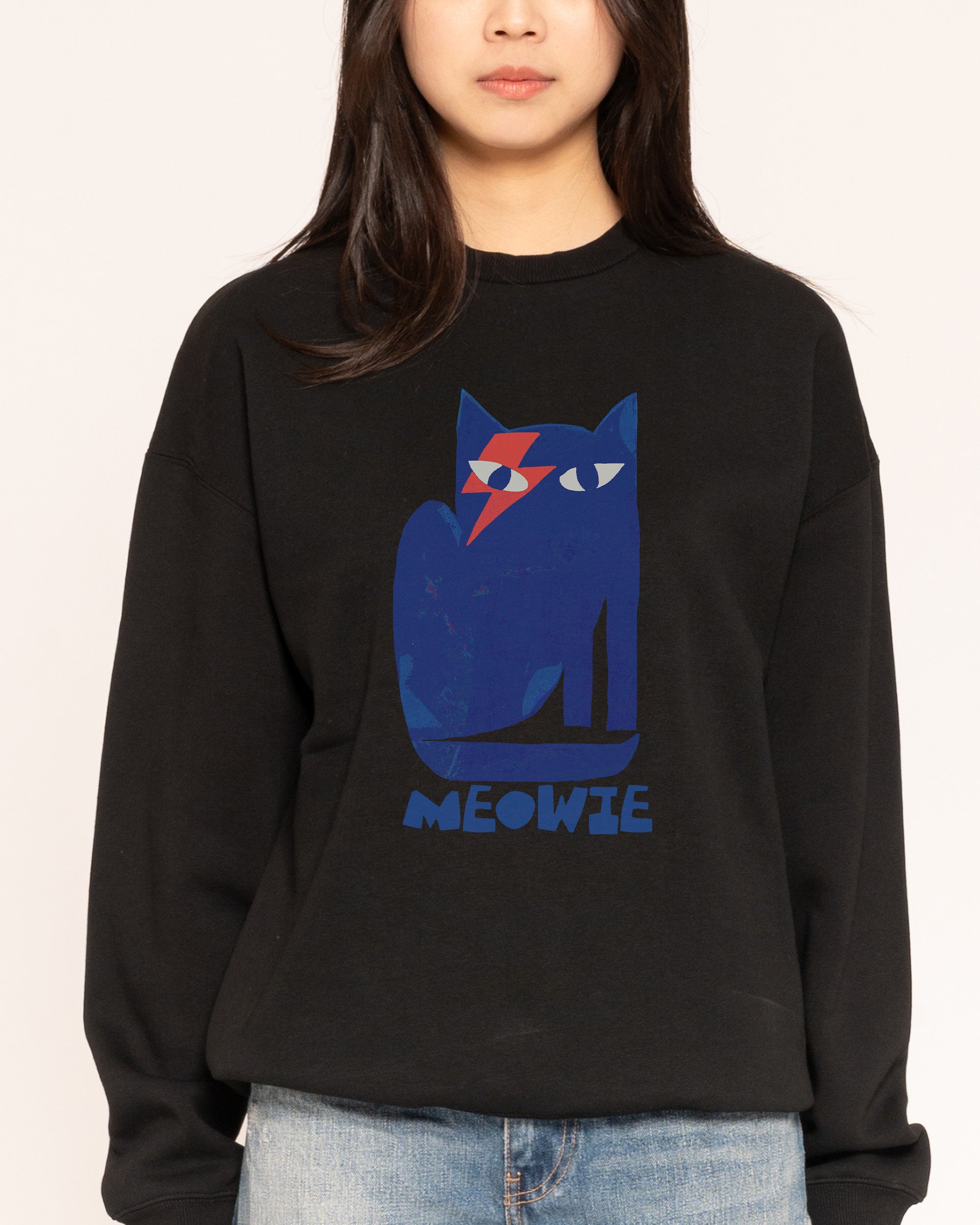 Meowie Black Sweatshirt