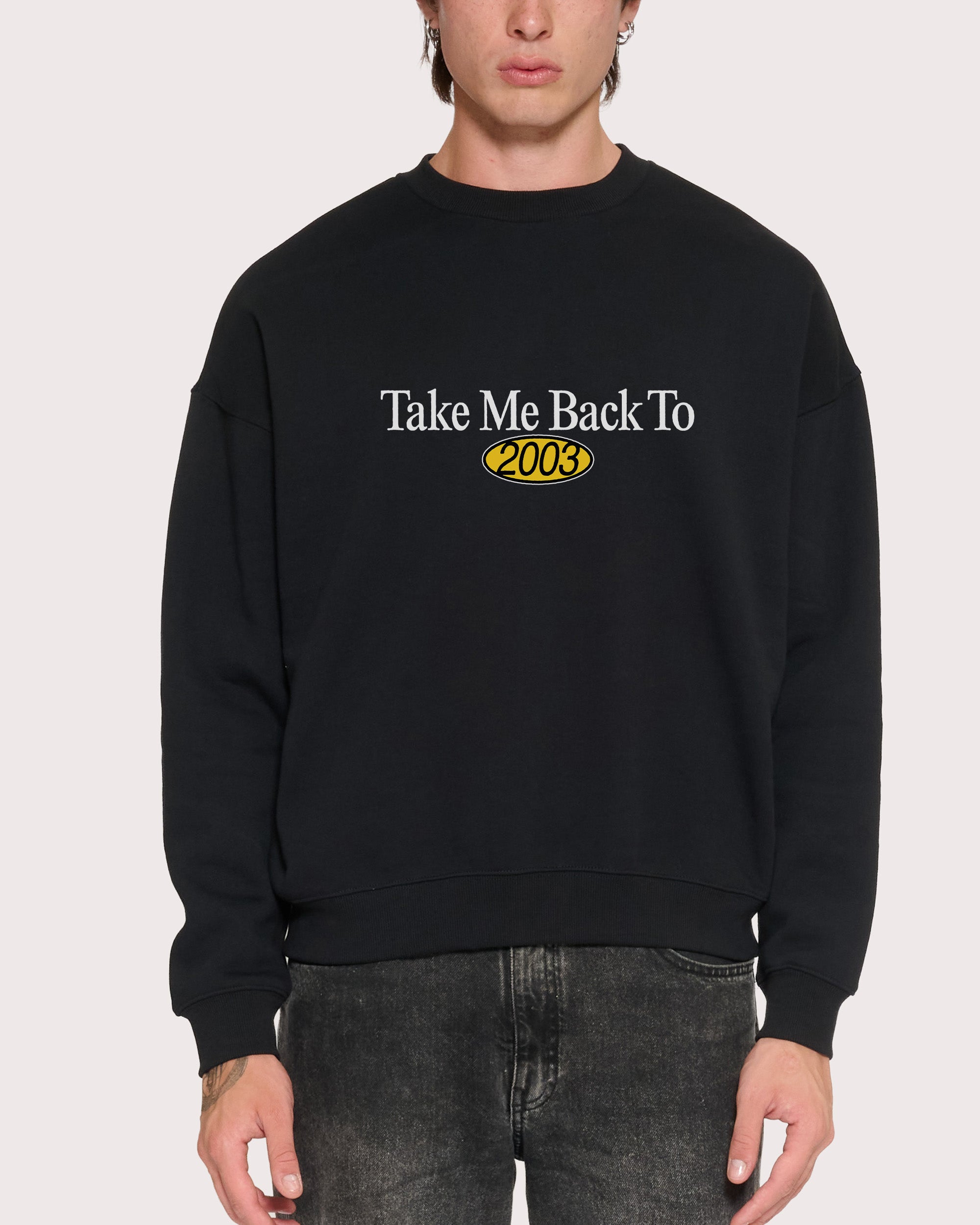 Back to 2003 Black Sweatshirt