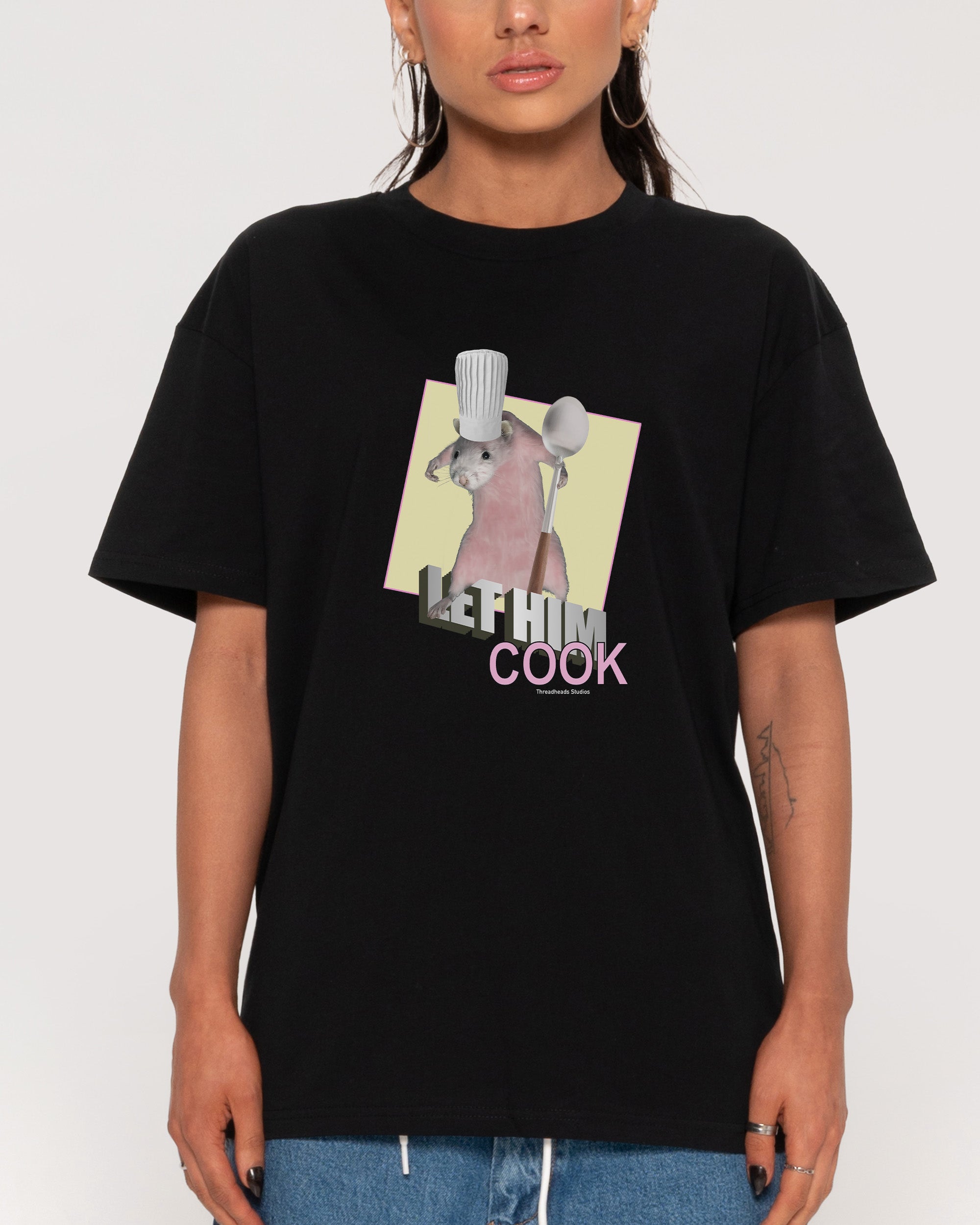 Let Him Cook Black T-Shirt