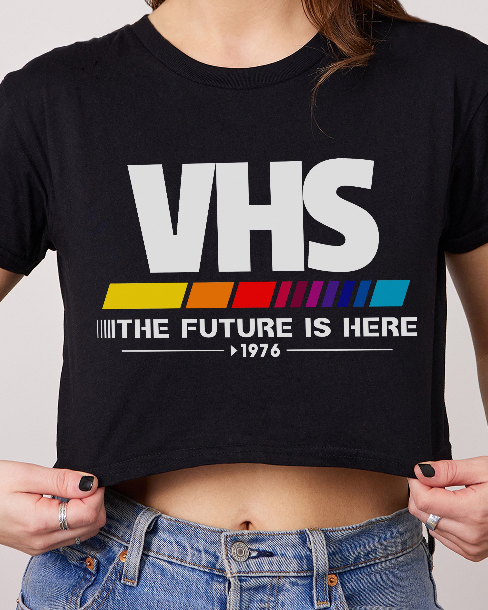 VHS - The Future is Now Crop Tee Australia Online