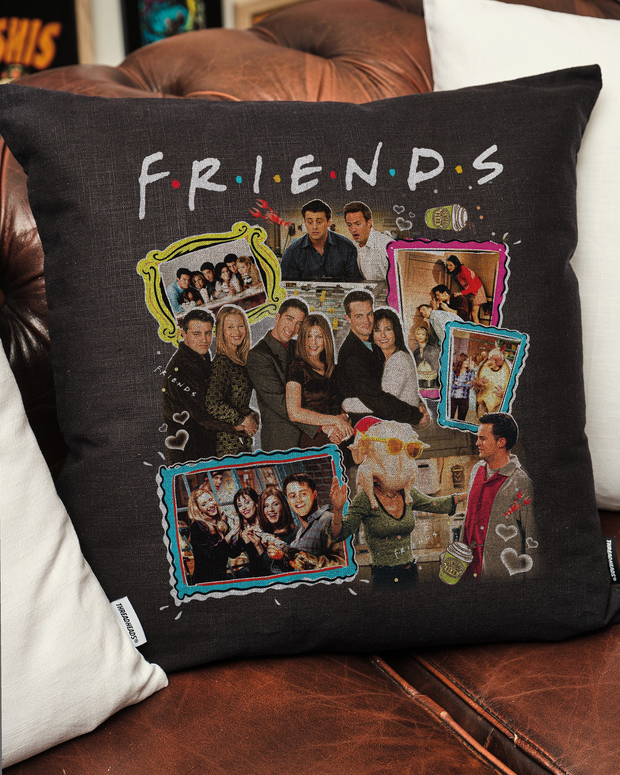 Friends Bootleg Cushion Australia Online Black