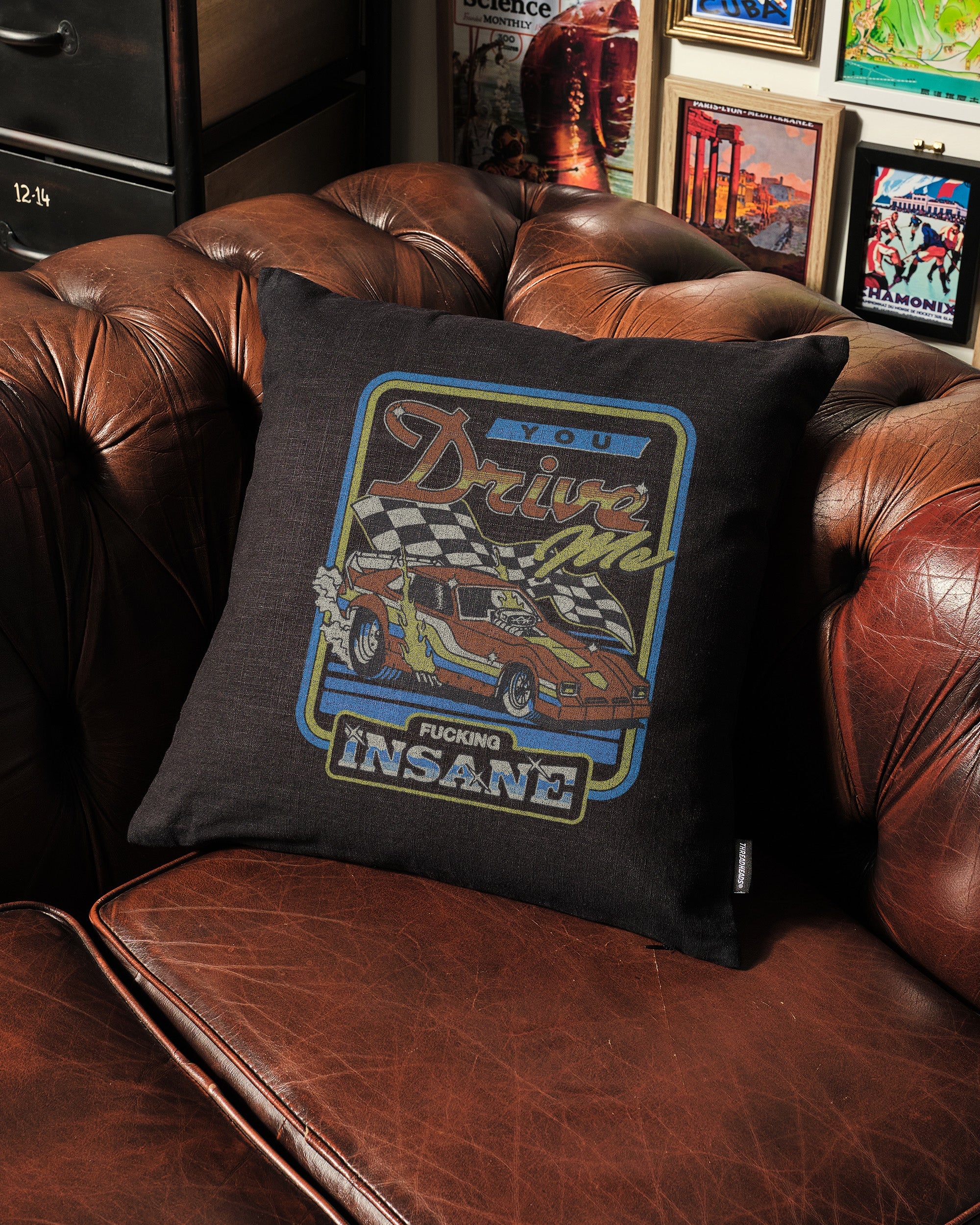 You Drive Me Insane Cushion Australia Online Black