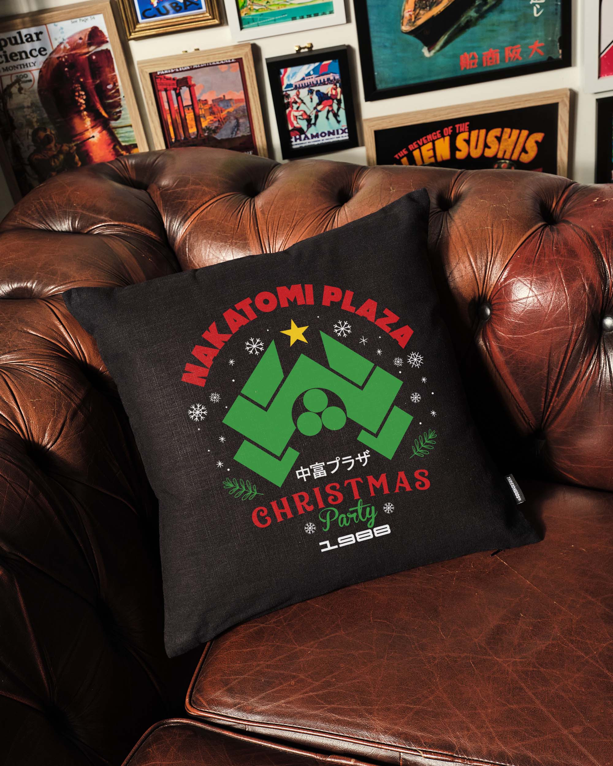 Nakatomi Christmas Party 1988 Cushion Australia Online