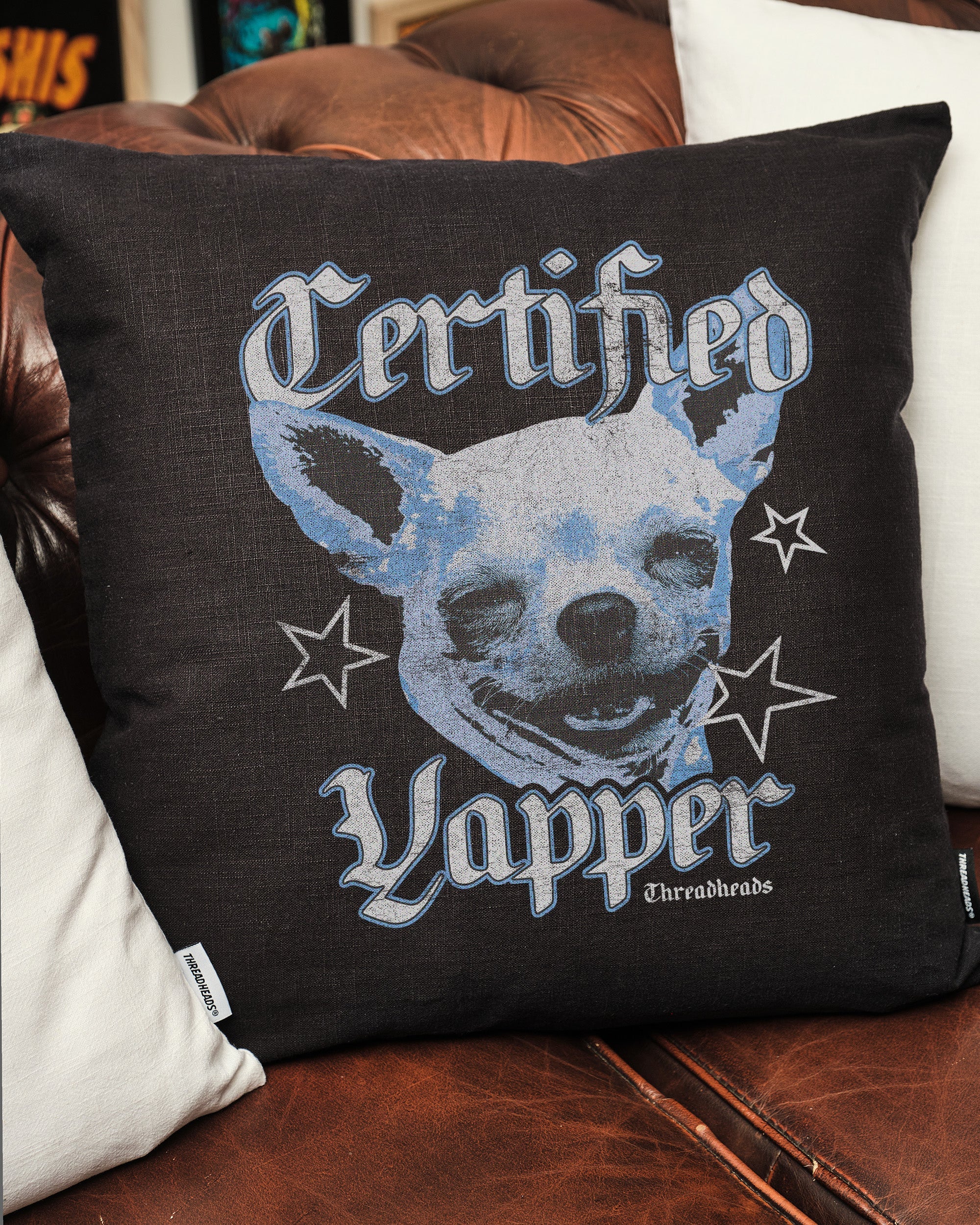 Certified Yapper Cushion Australia Online Black