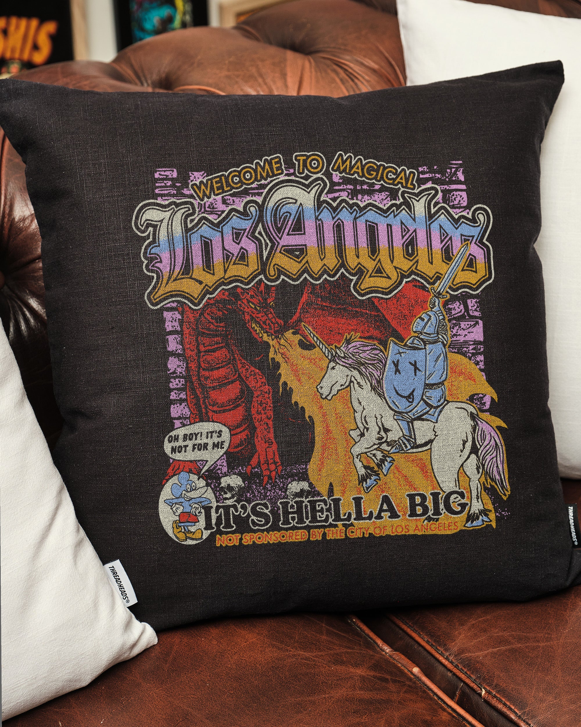 Magical Los Angeles Cushion Australia Online Black