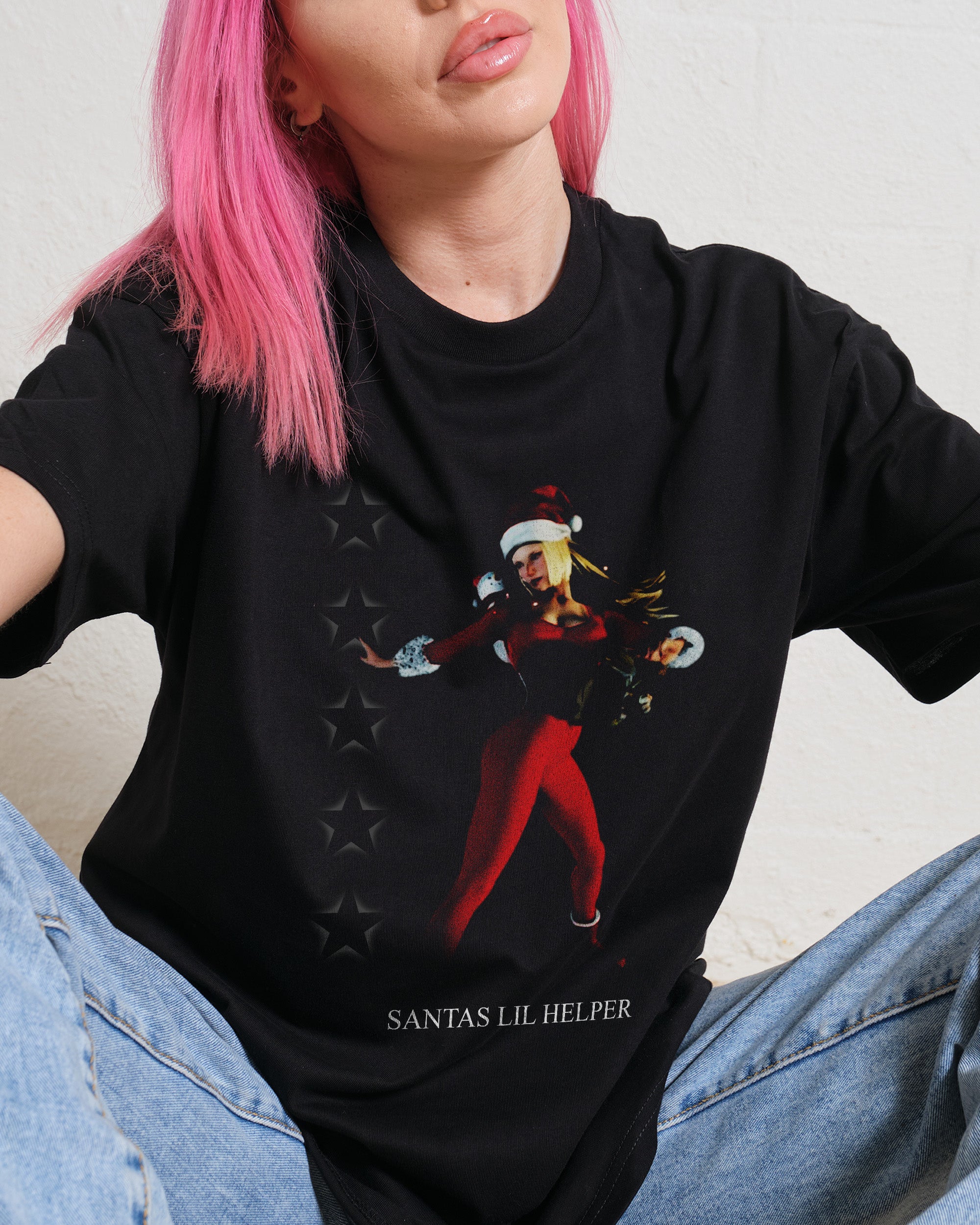 Santa's Lil Helper T-Shirt Australia Online Threadheads