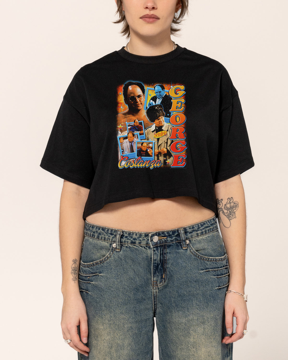 George Costanza Crop Tee