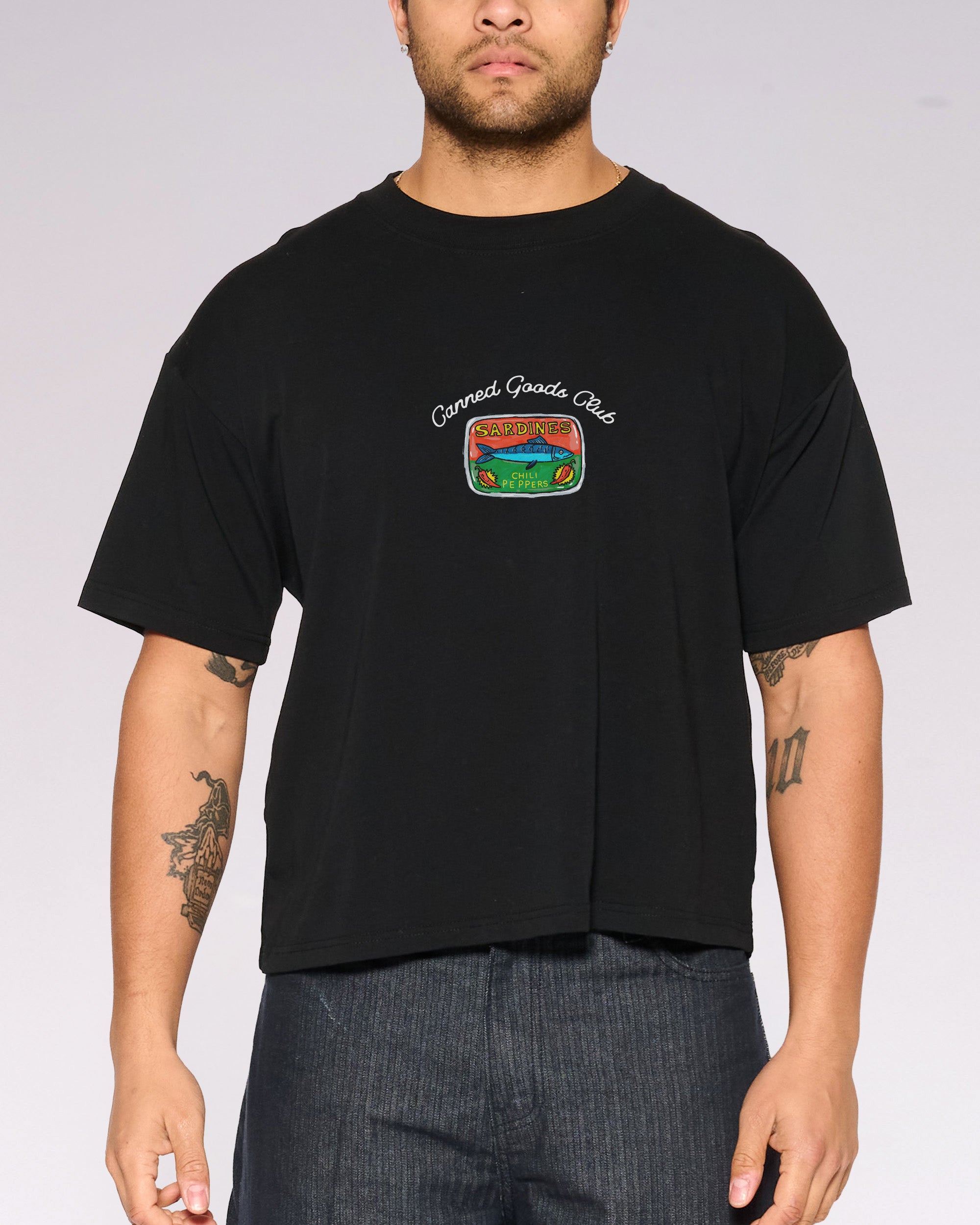 Canned Goods Oversized Crop Tee