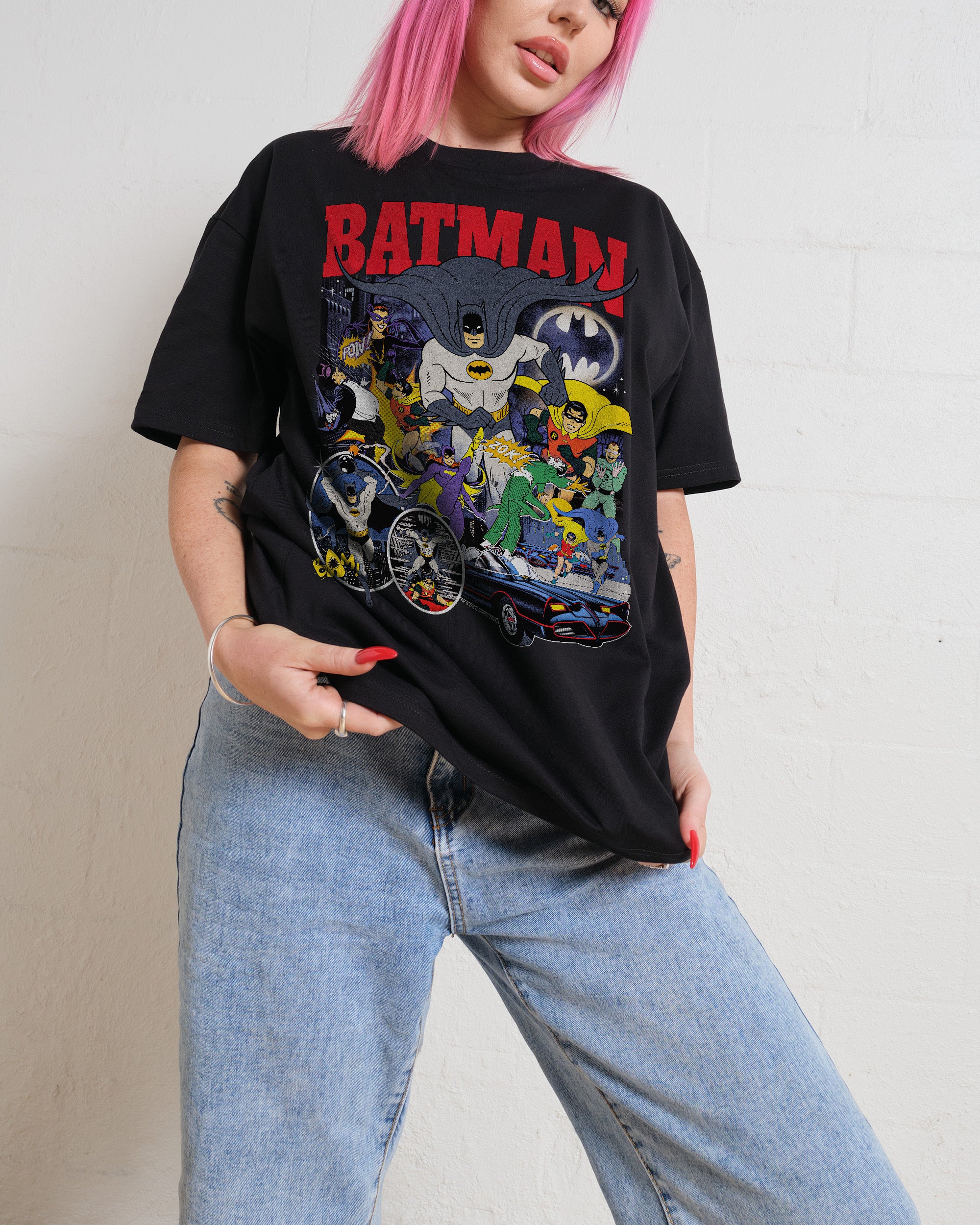 Batman Animated Bootleg T-Shirt Australia Online Black