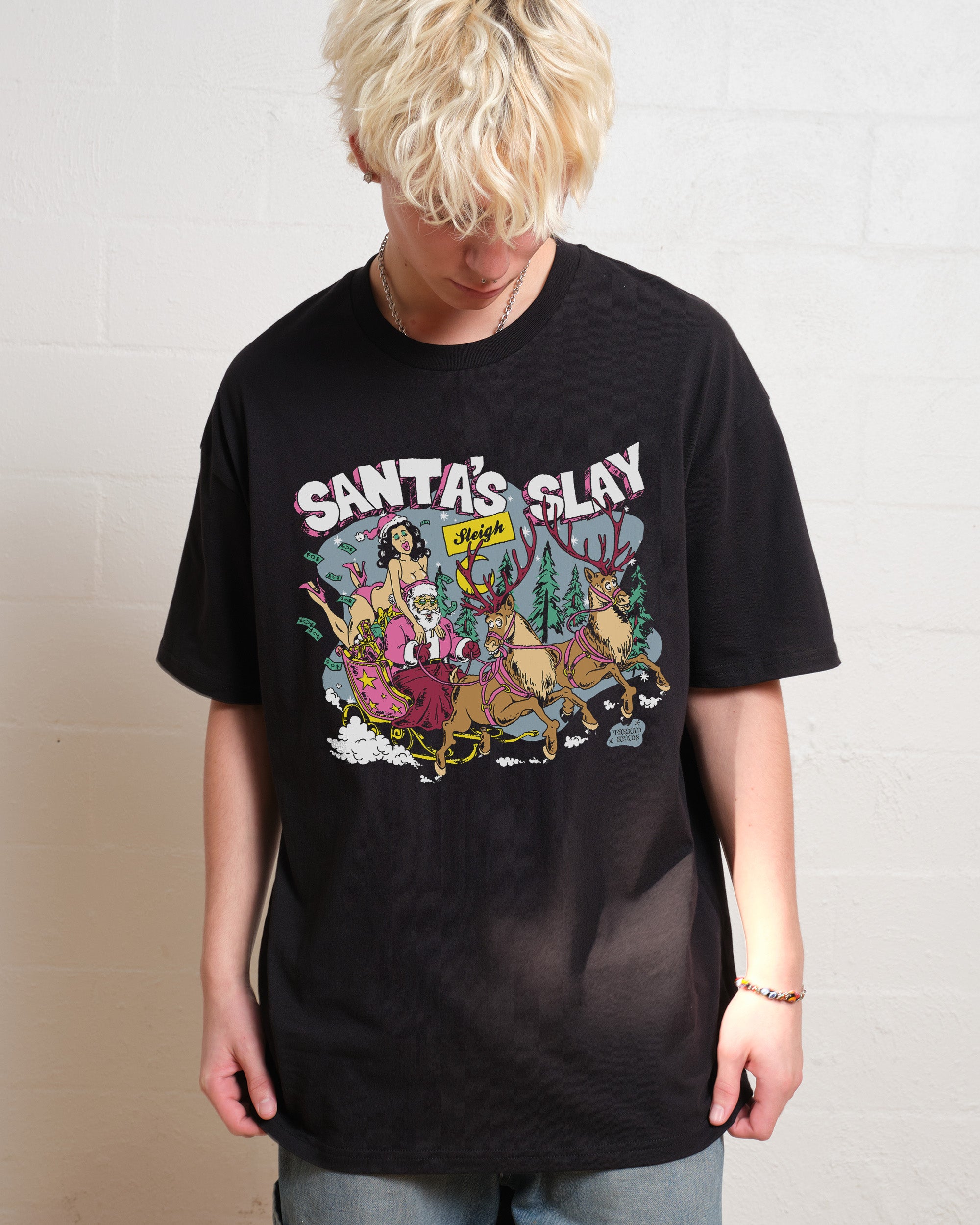 Santa Slay T-Shirt #gender_men's