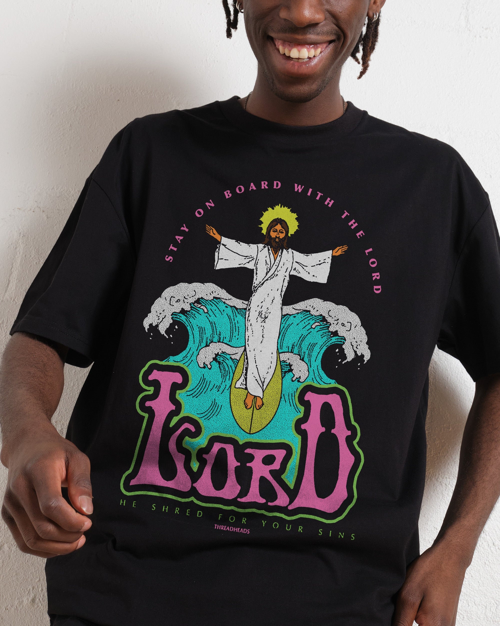 Stay On Board With The Lord T-Shirt #gender_men's