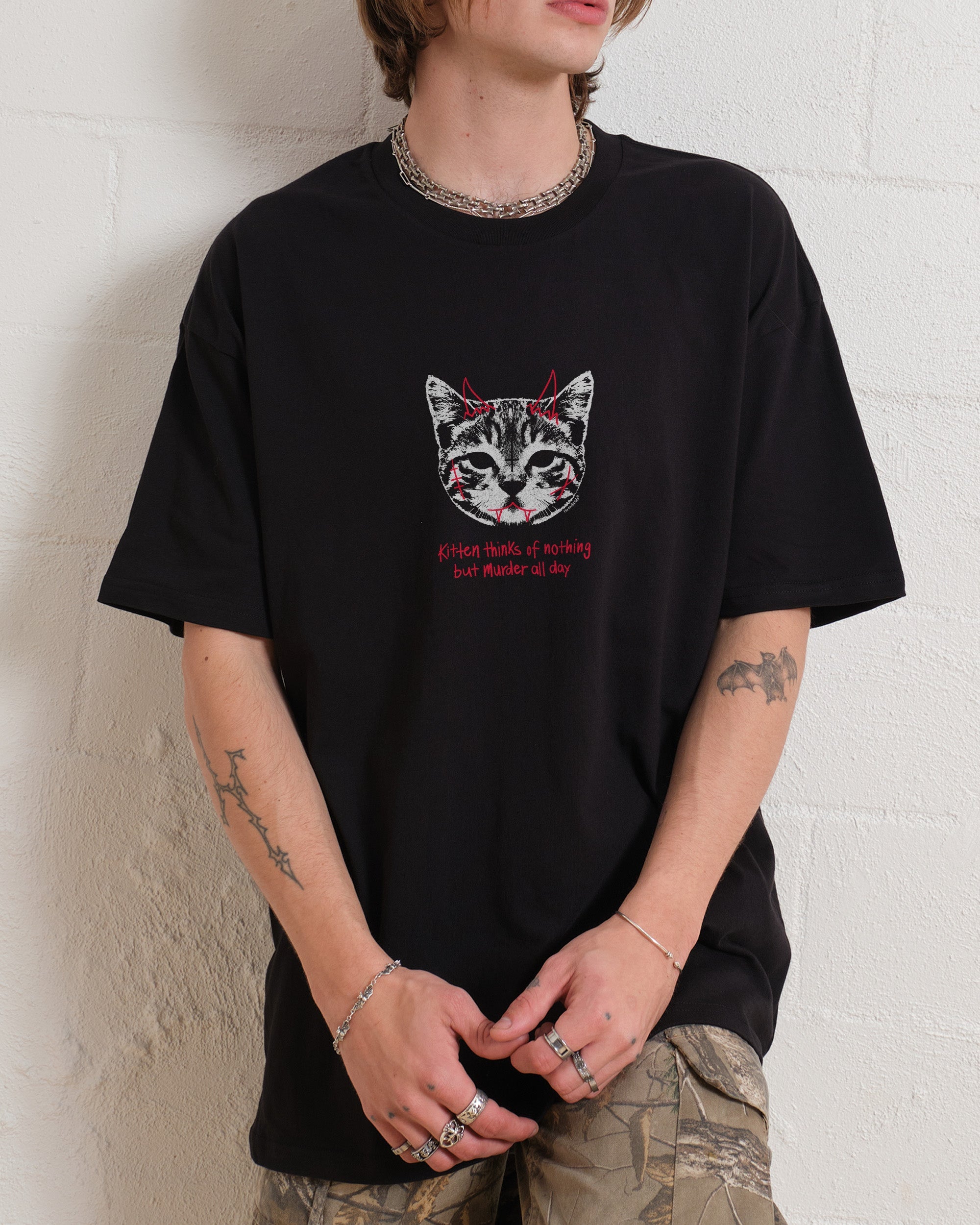 Demon Kitten T-Shirt #gender_men's