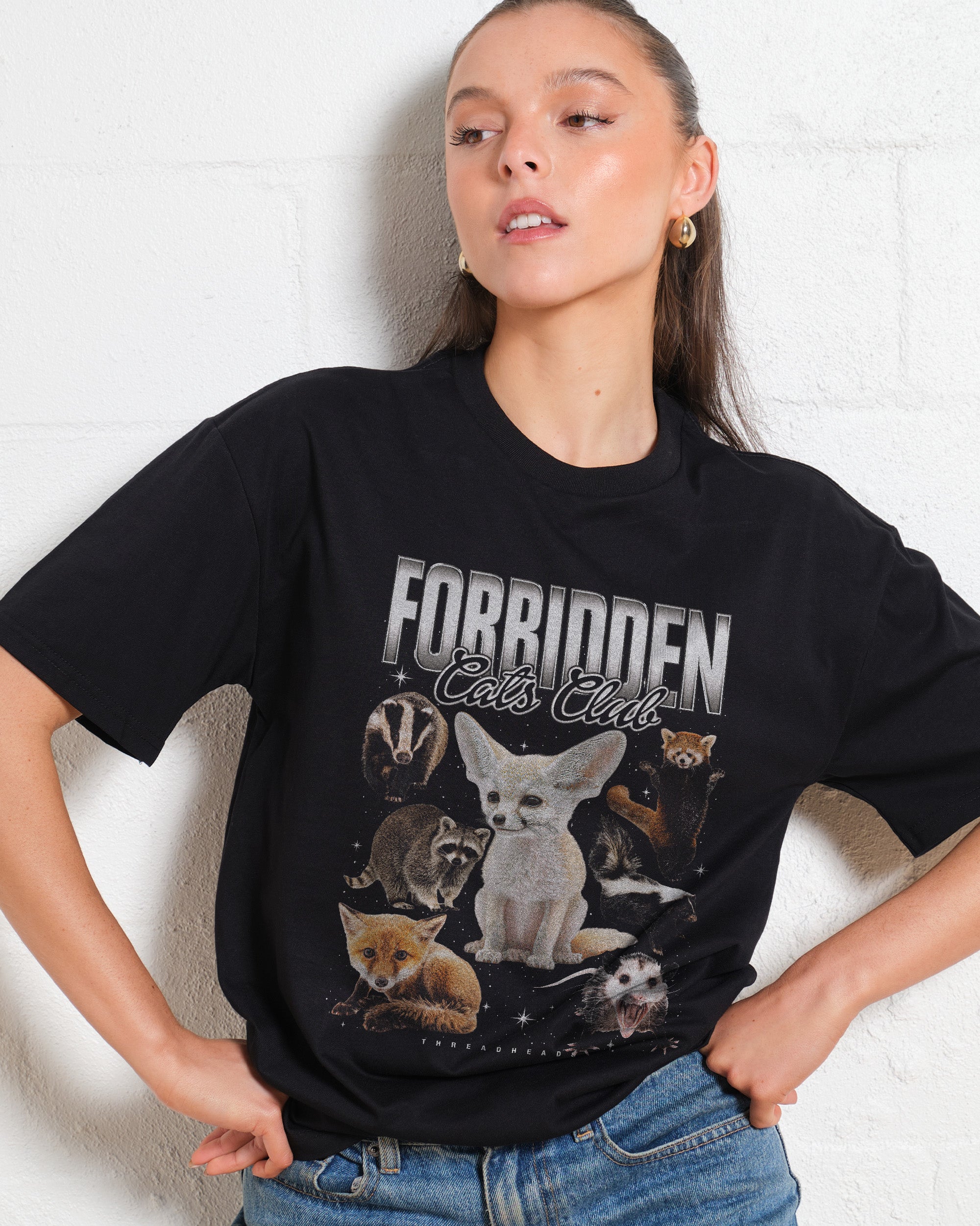 Forbidden Cat Club T-Shirt #gender_men's