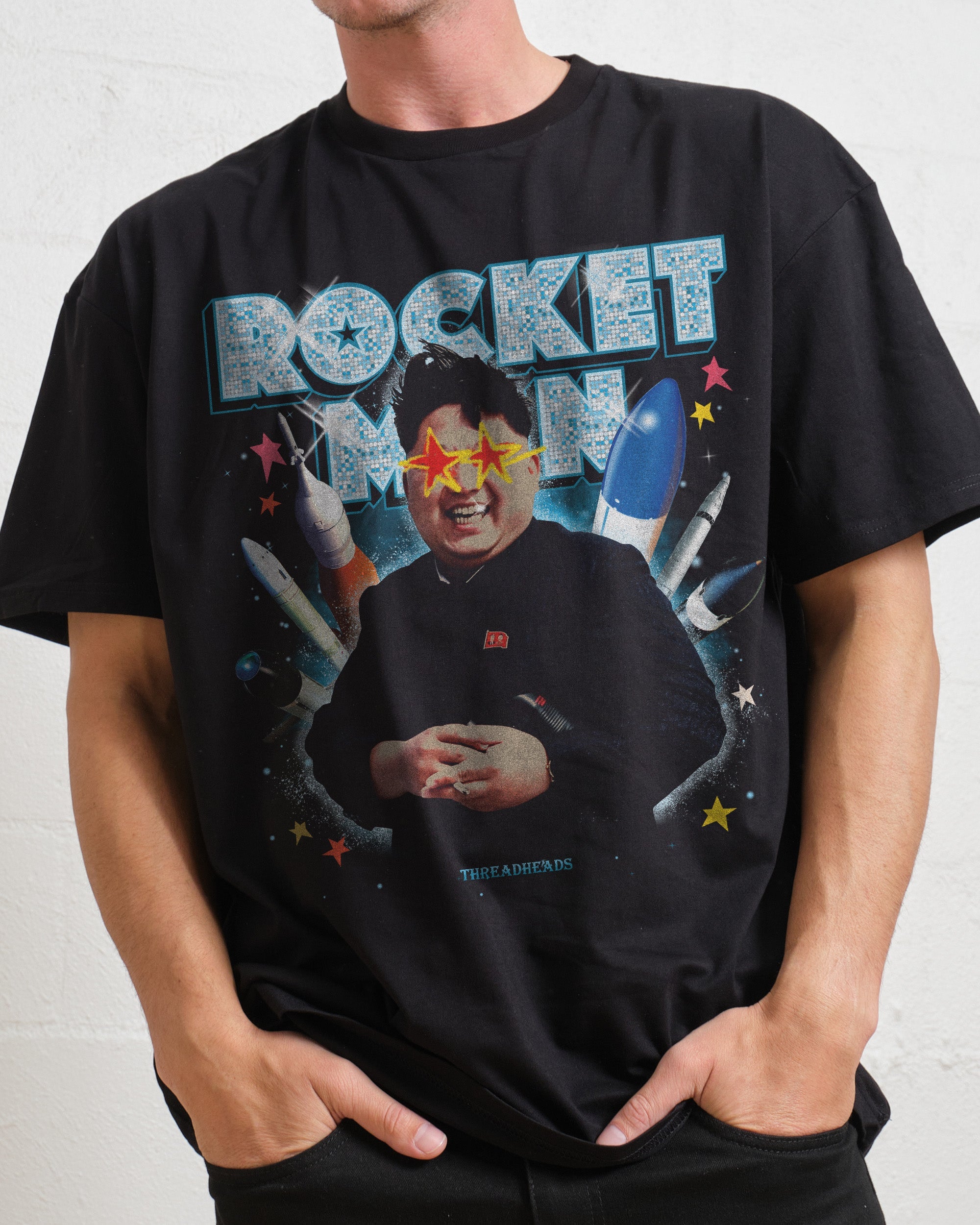 Rocket Man T-Shirt Australia Online Black