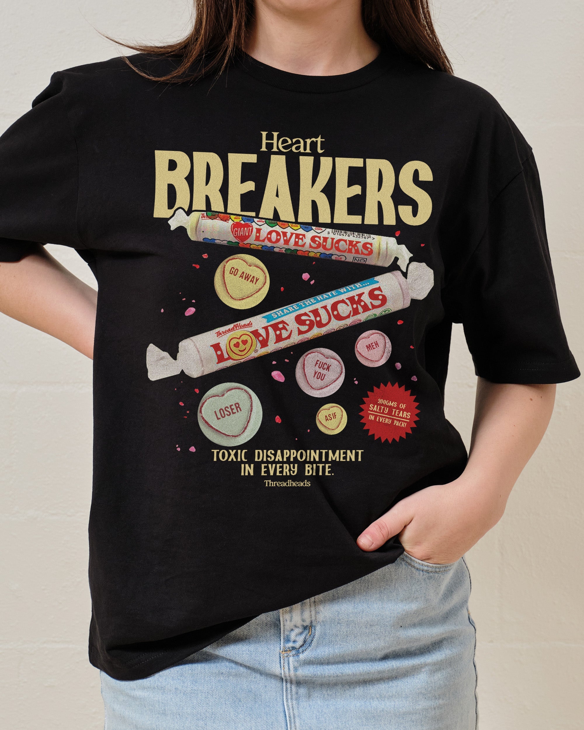Heart Breakers T-Shirt Australia Online Black