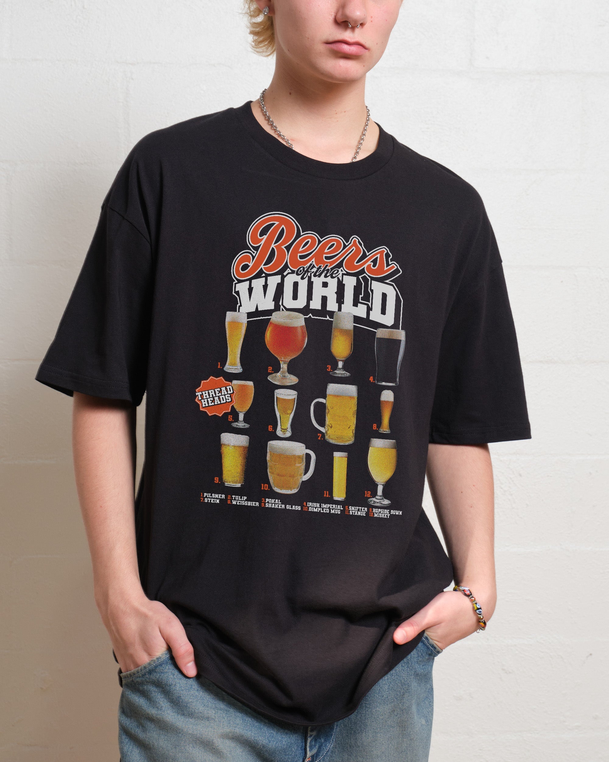 Beers of the World T-Shirt #gender_men's