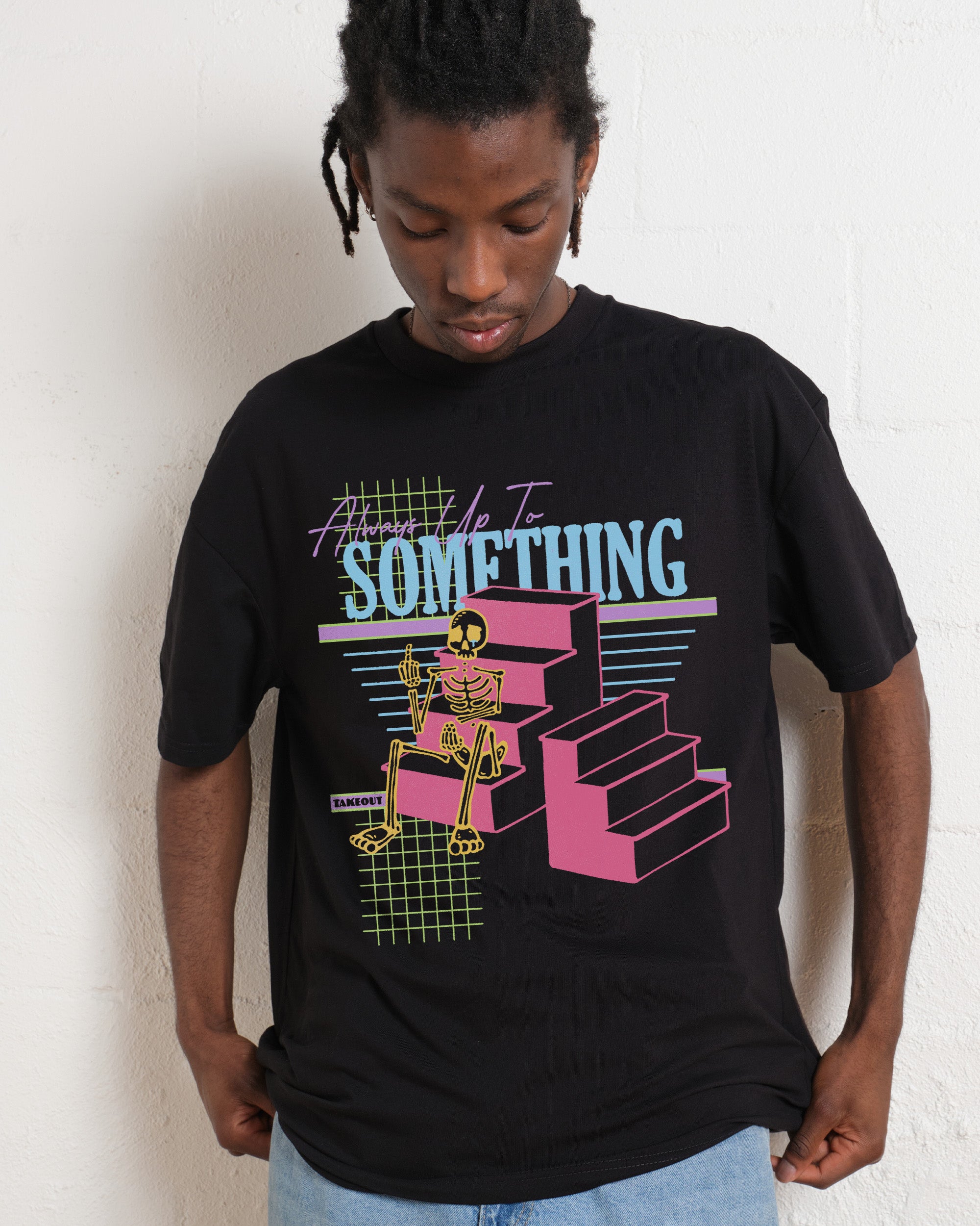 Always Up To Something T-Shirt #gender_men's