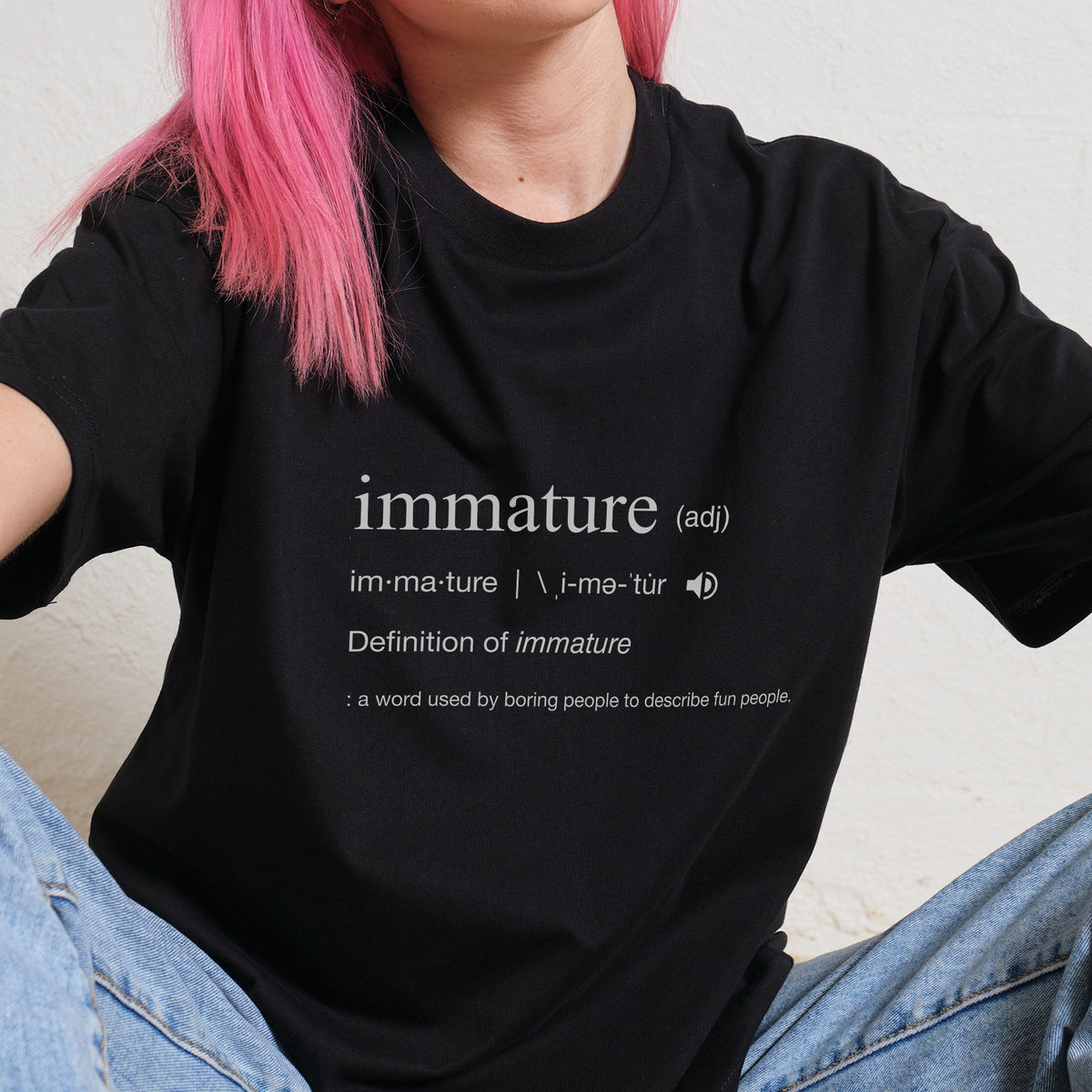 Immature Dictionary Definition T-Shirt | Funny T-Shirt Australia