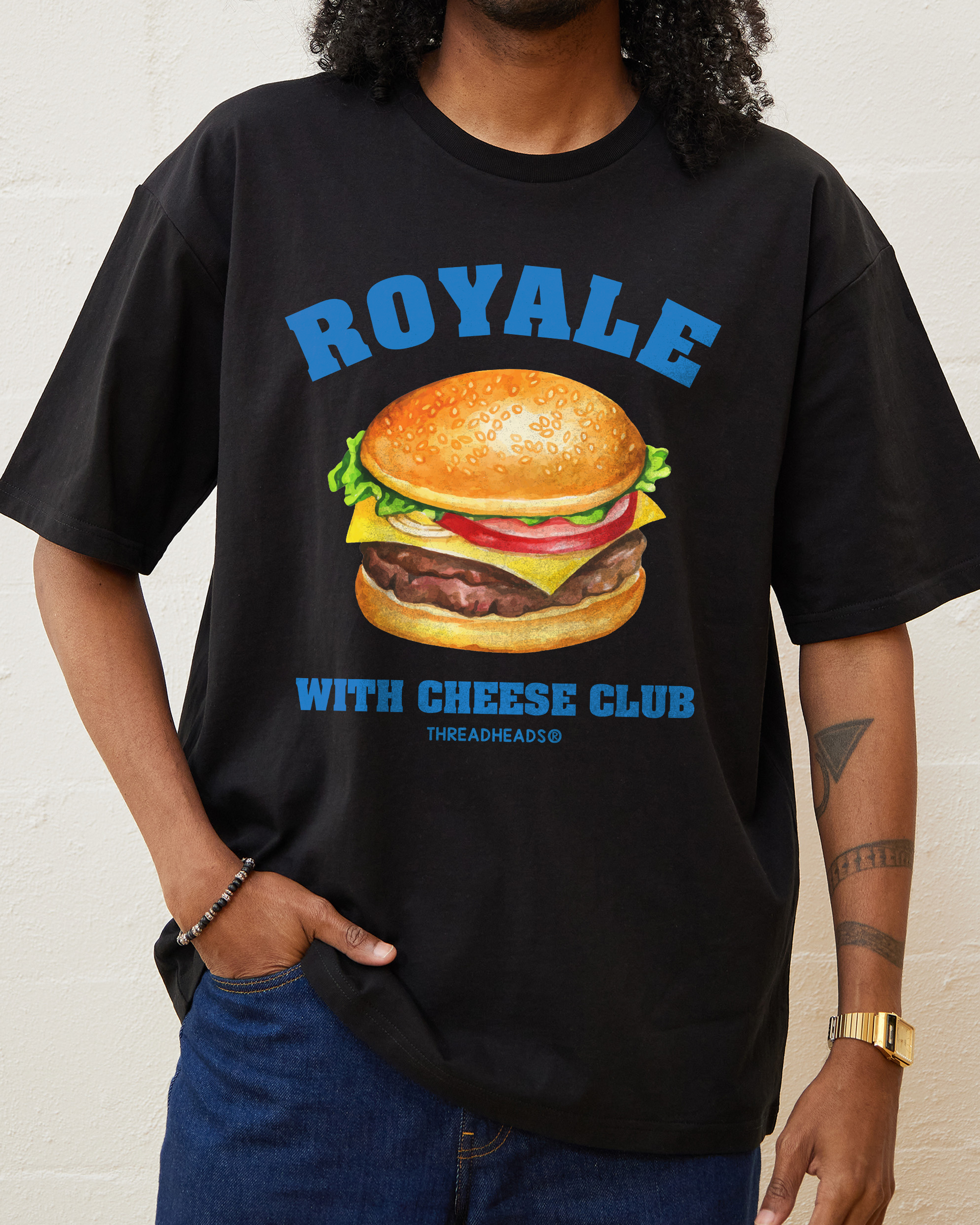 Royale With Cheese T-Shirt Australia Online Black