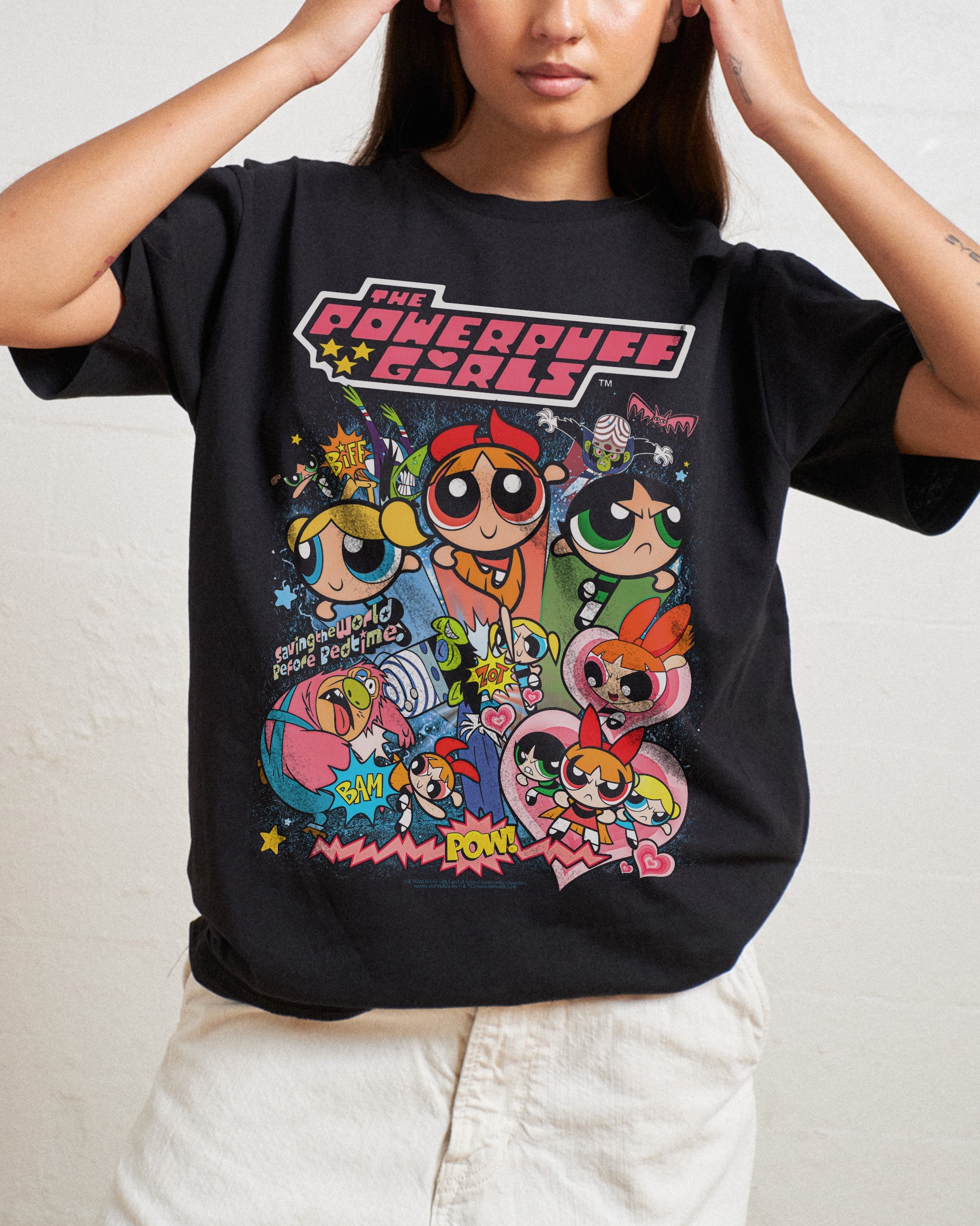 Powerpuff Girls Bootleg T-Shirt Australia Online Black