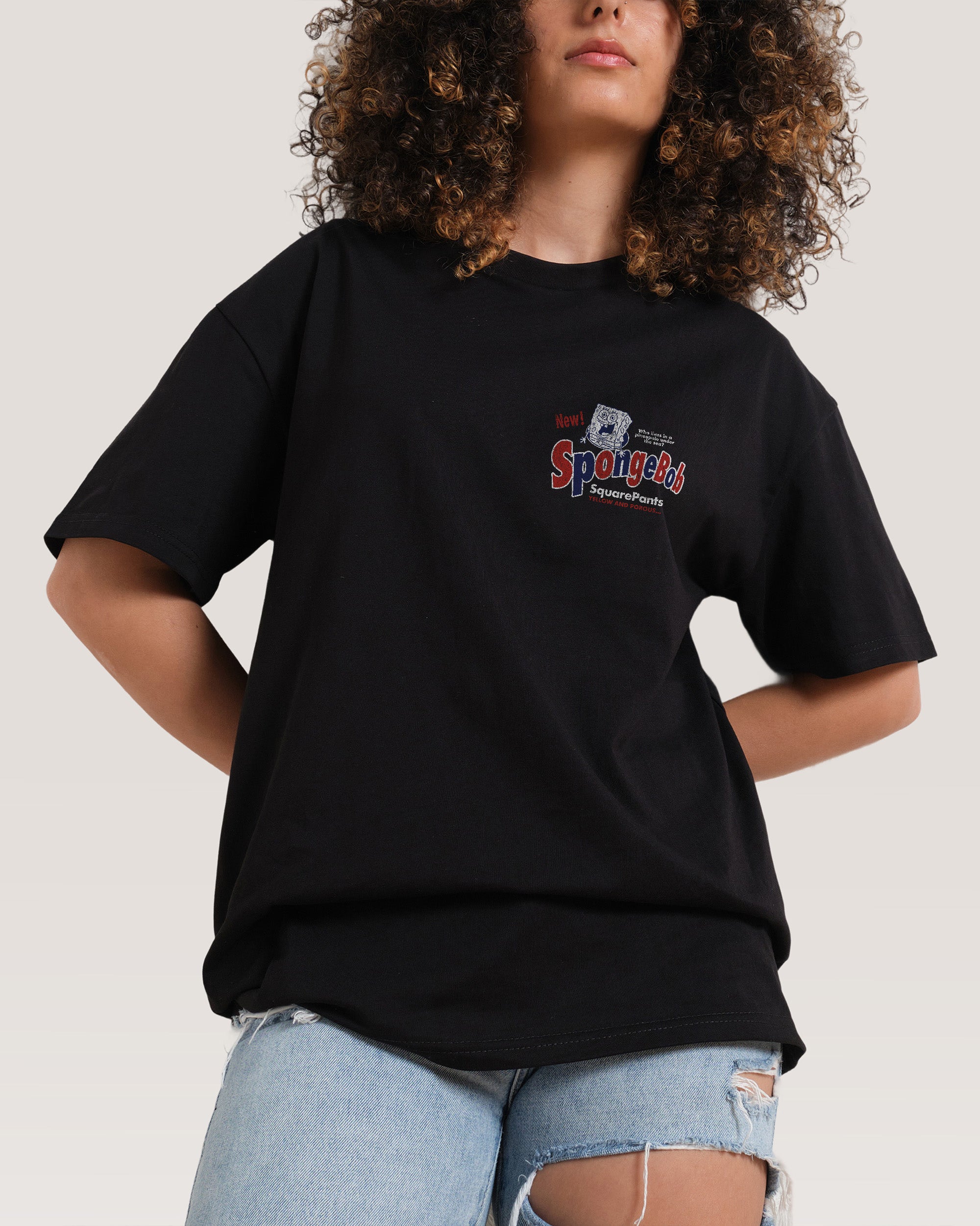 Spongebob Bob Black T-Shirt