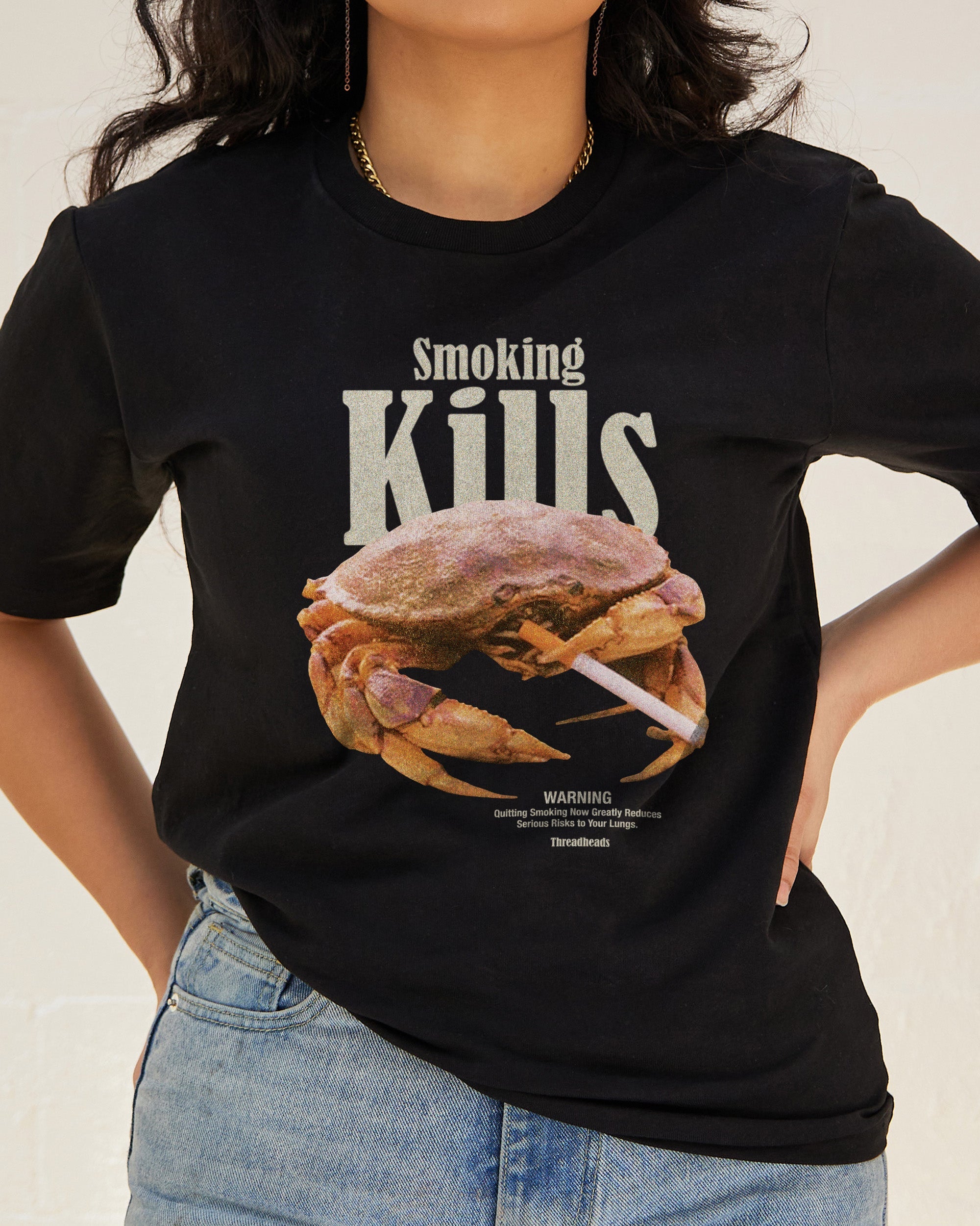 Smoking Kills T-Shirt Australia Online Black