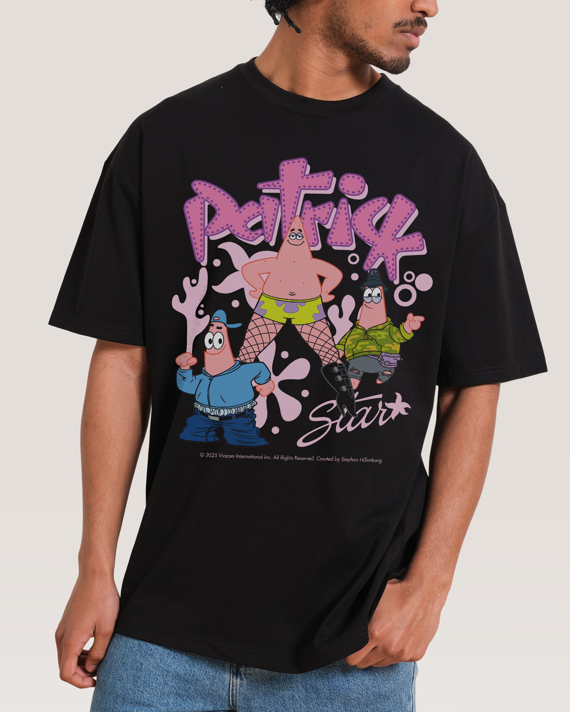 Patrick the P Black T-Shirt