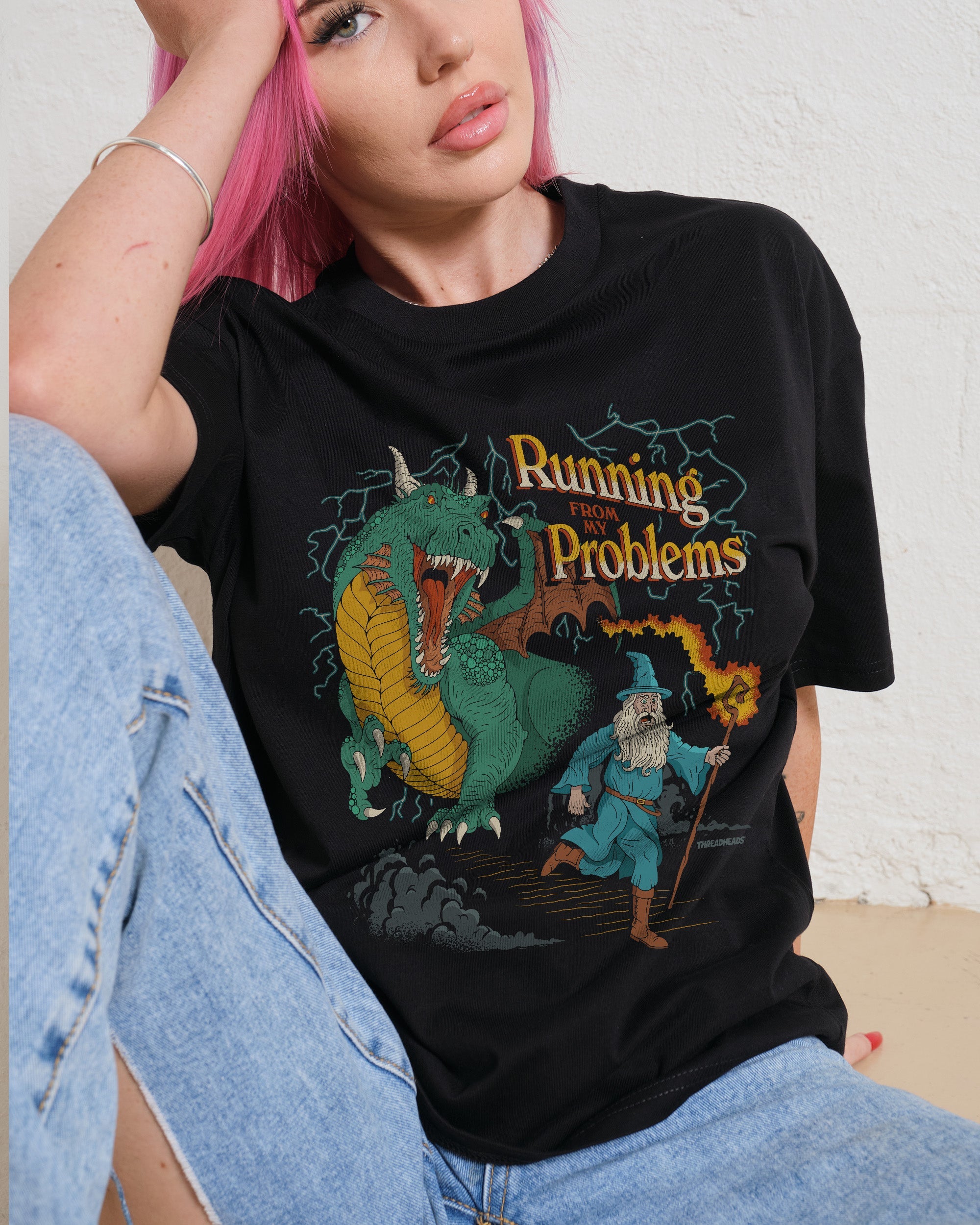 Running From My Problems T-Shirt #gender_men's