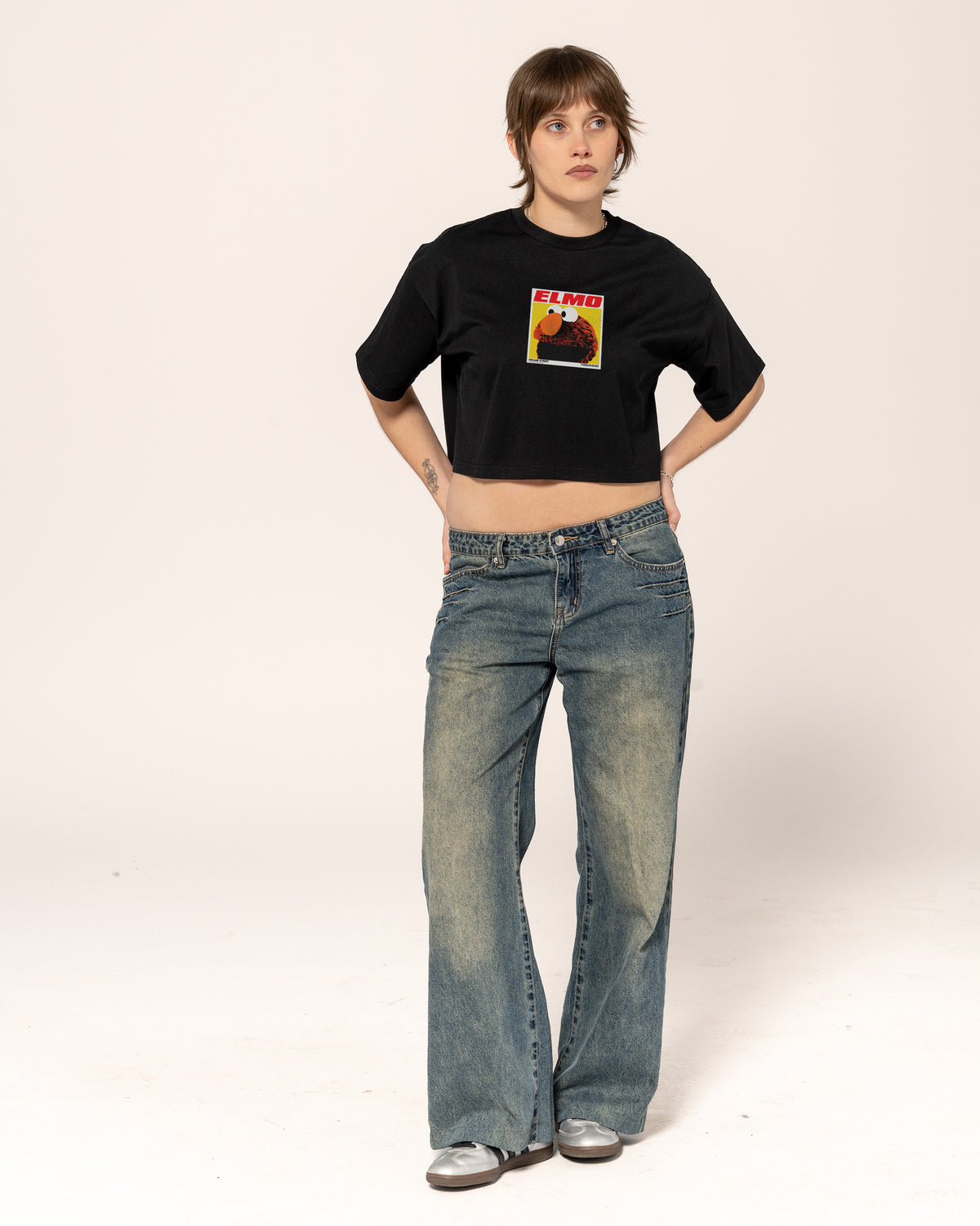 Elmo's Greatest Hits Crop Tee