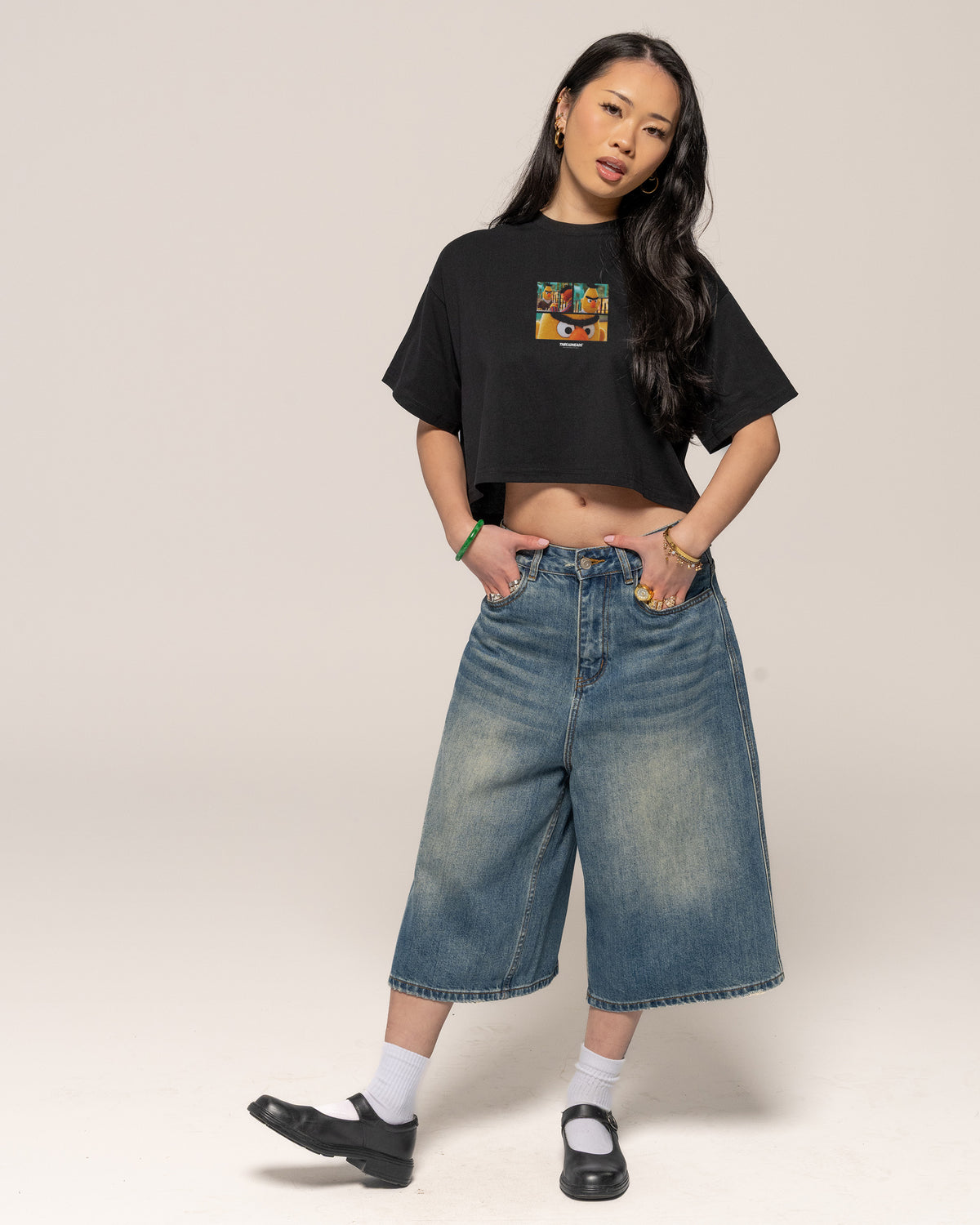 DJ Bruce Lee Crop Tee